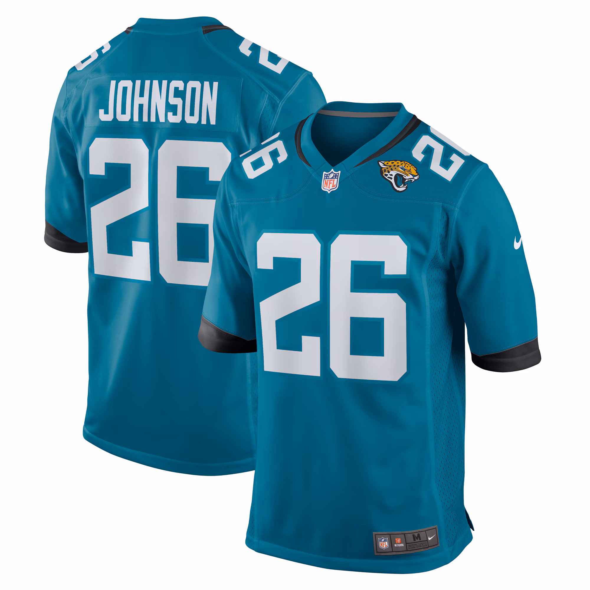 D'Ernest Johnson Jacksonville Jaguars Game Jersey - Teal