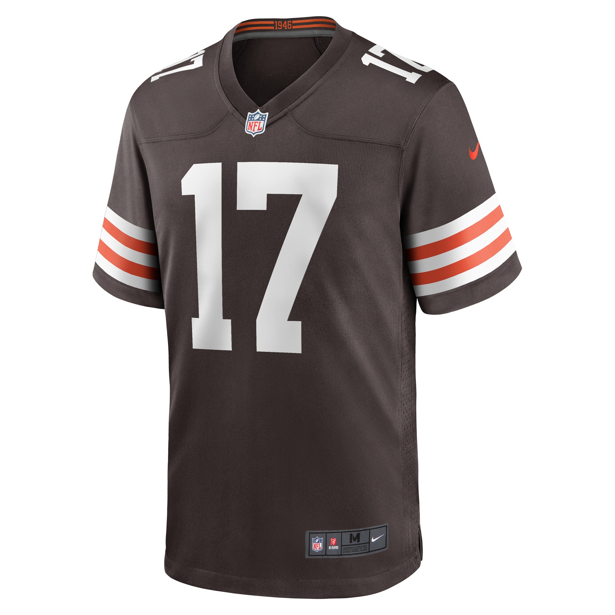 Daylen Baldwin Cleveland Browns  Game Player Jersey - Brown