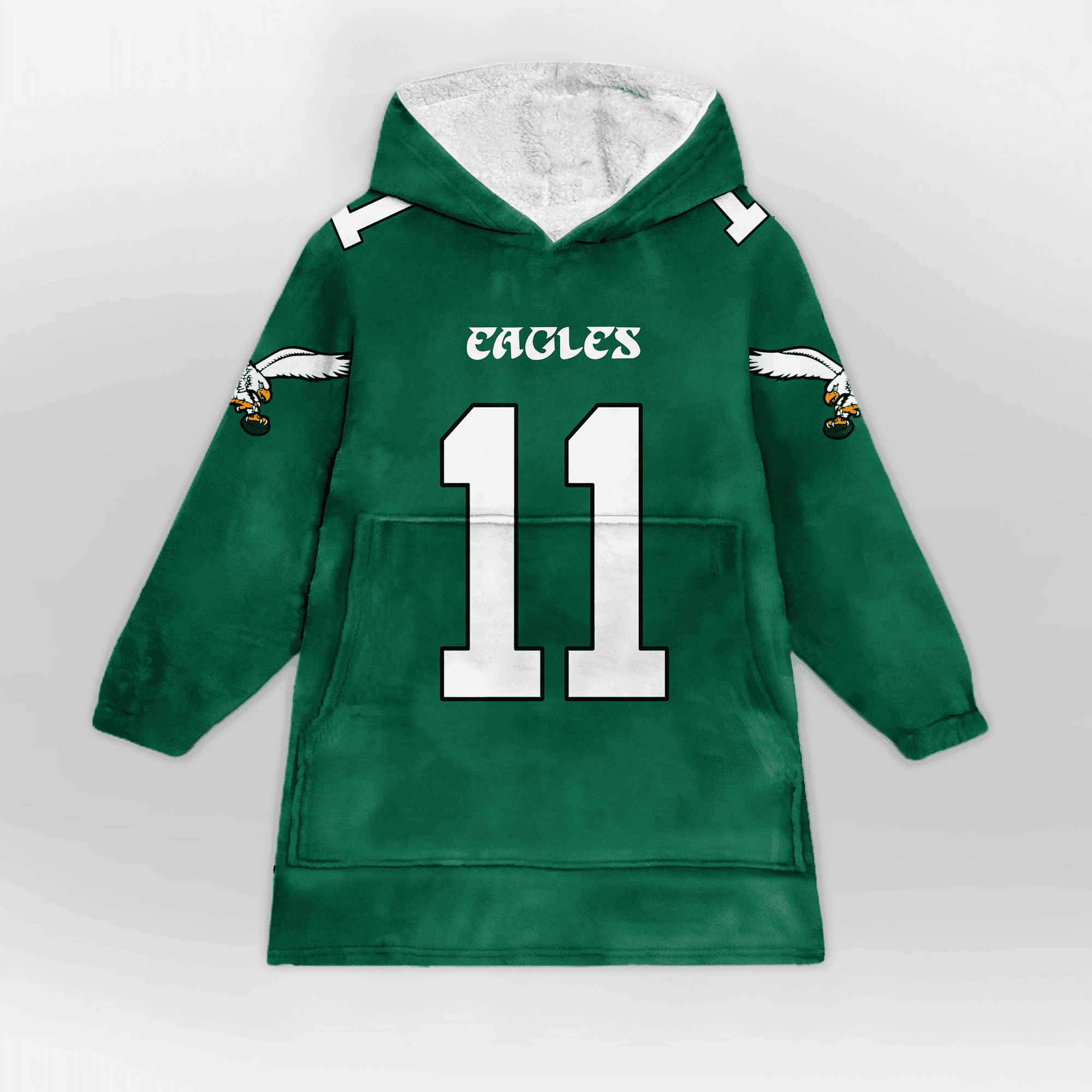 Adult 11 Philadelphia Football Unisex Blanket Hoodie
