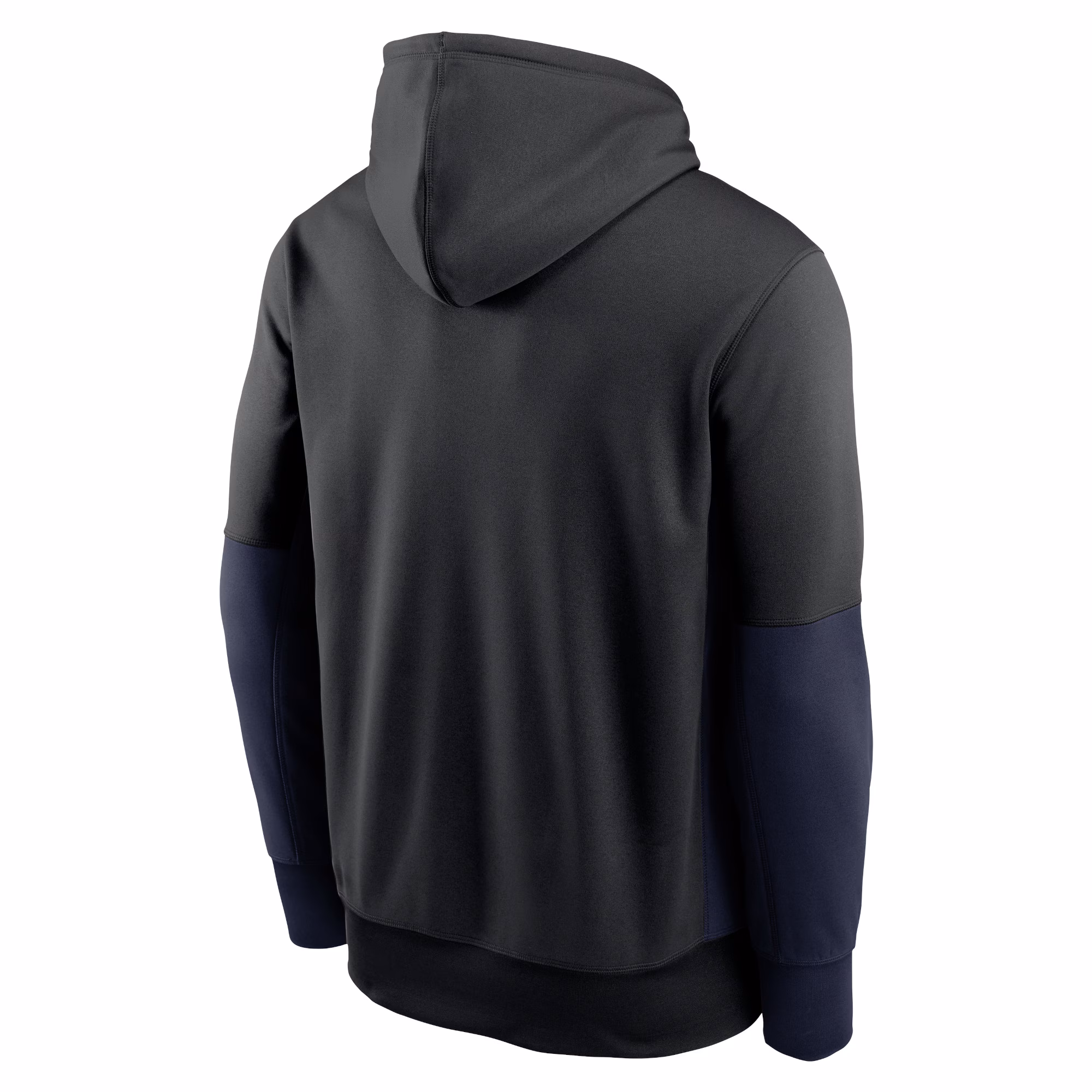 Seattle Seahawks Color Block Fleece Performance Pullover Hoodie - Black