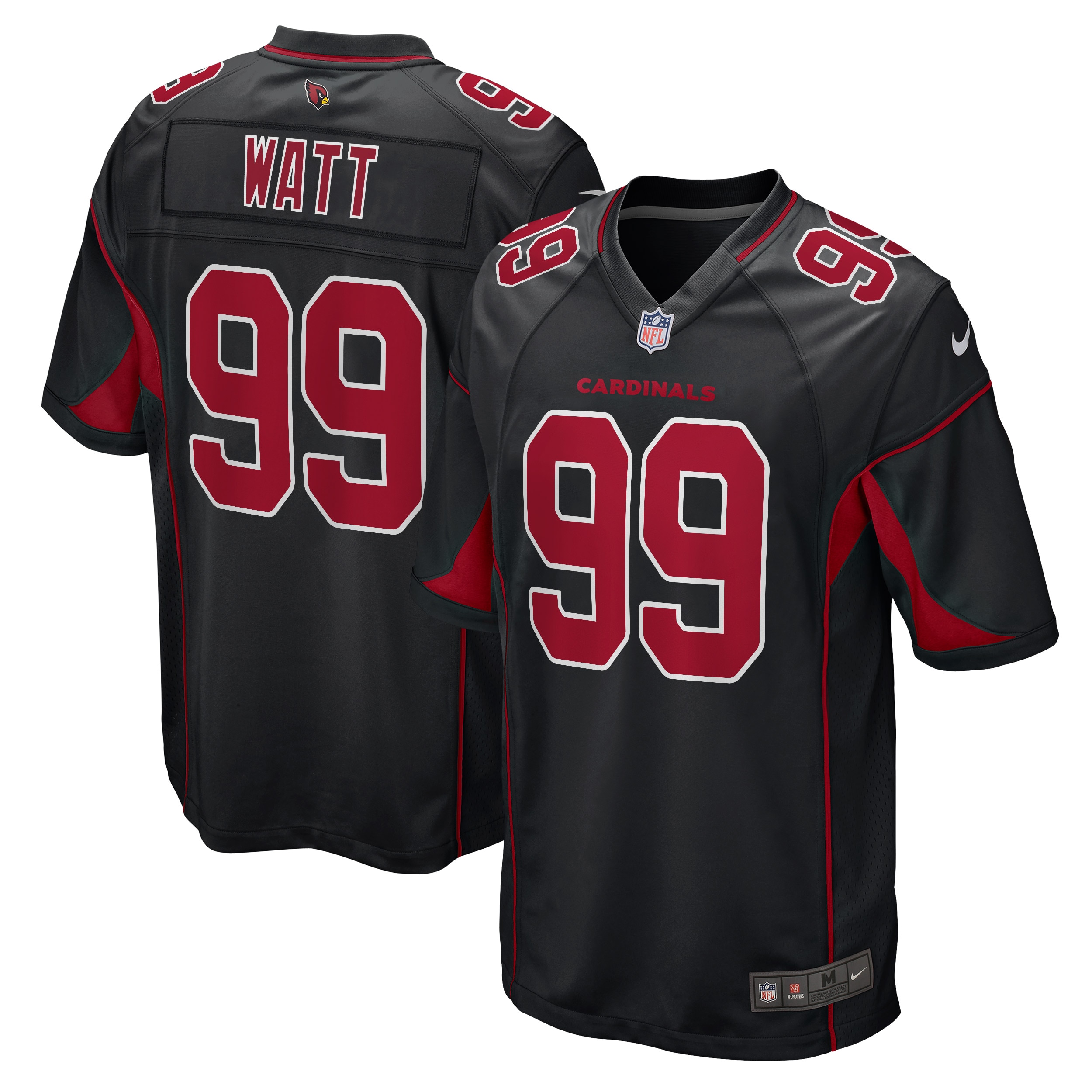 J.J. Watt Arizona Cardinals 2nd Alternate Game Jersey - Black