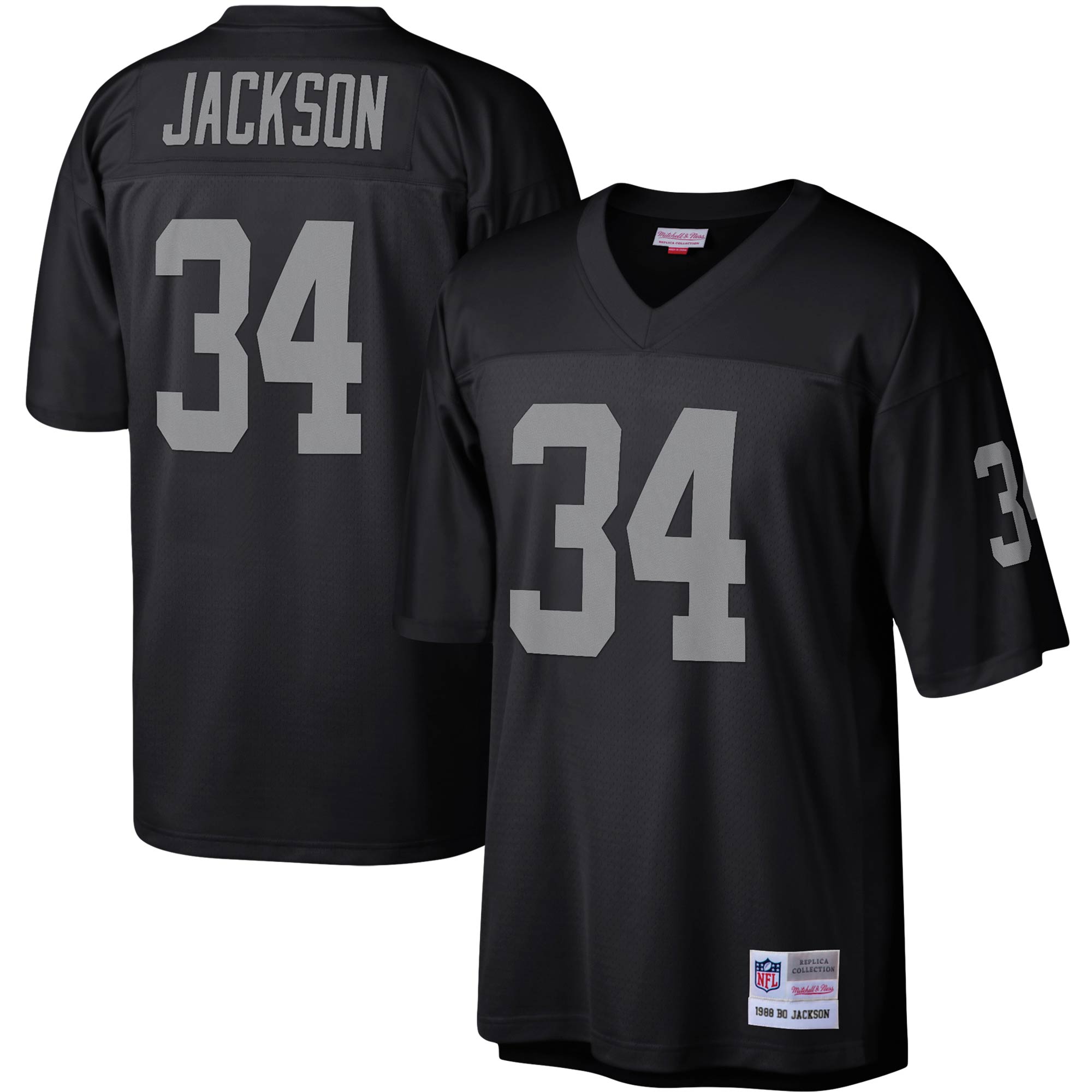 Bo Jackson Las Vegas Raiders  Legacy Replica Jersey - Black