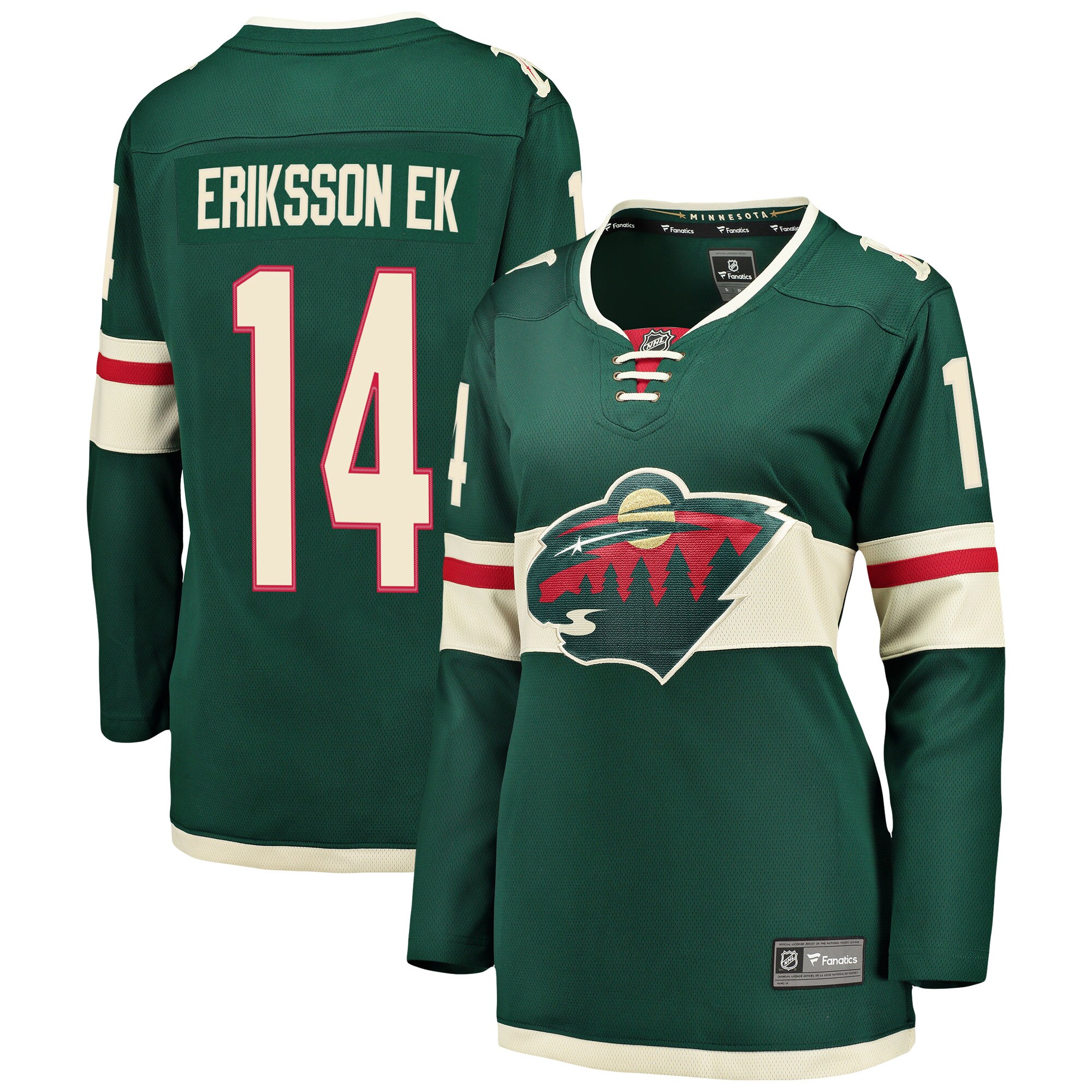 Joel Eriksson Ek Minnesota Wild Women's Breakaway Player Jersey - Green