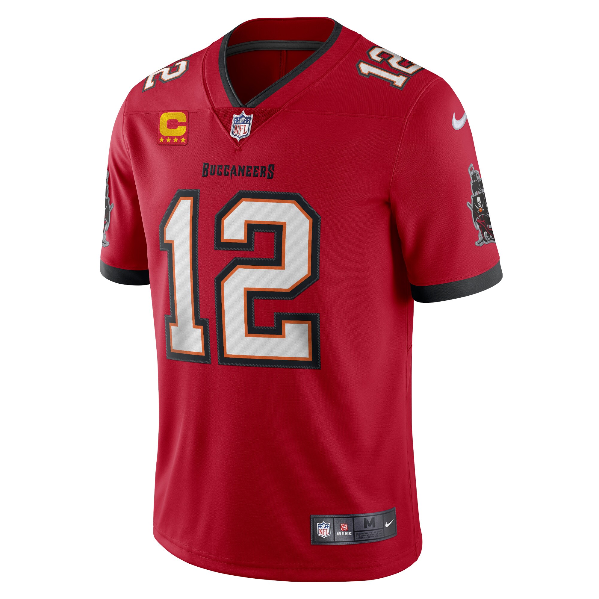 Tom Brady Tampa Bay Buccaneers  Captain Vapor Limited Jersey - Red