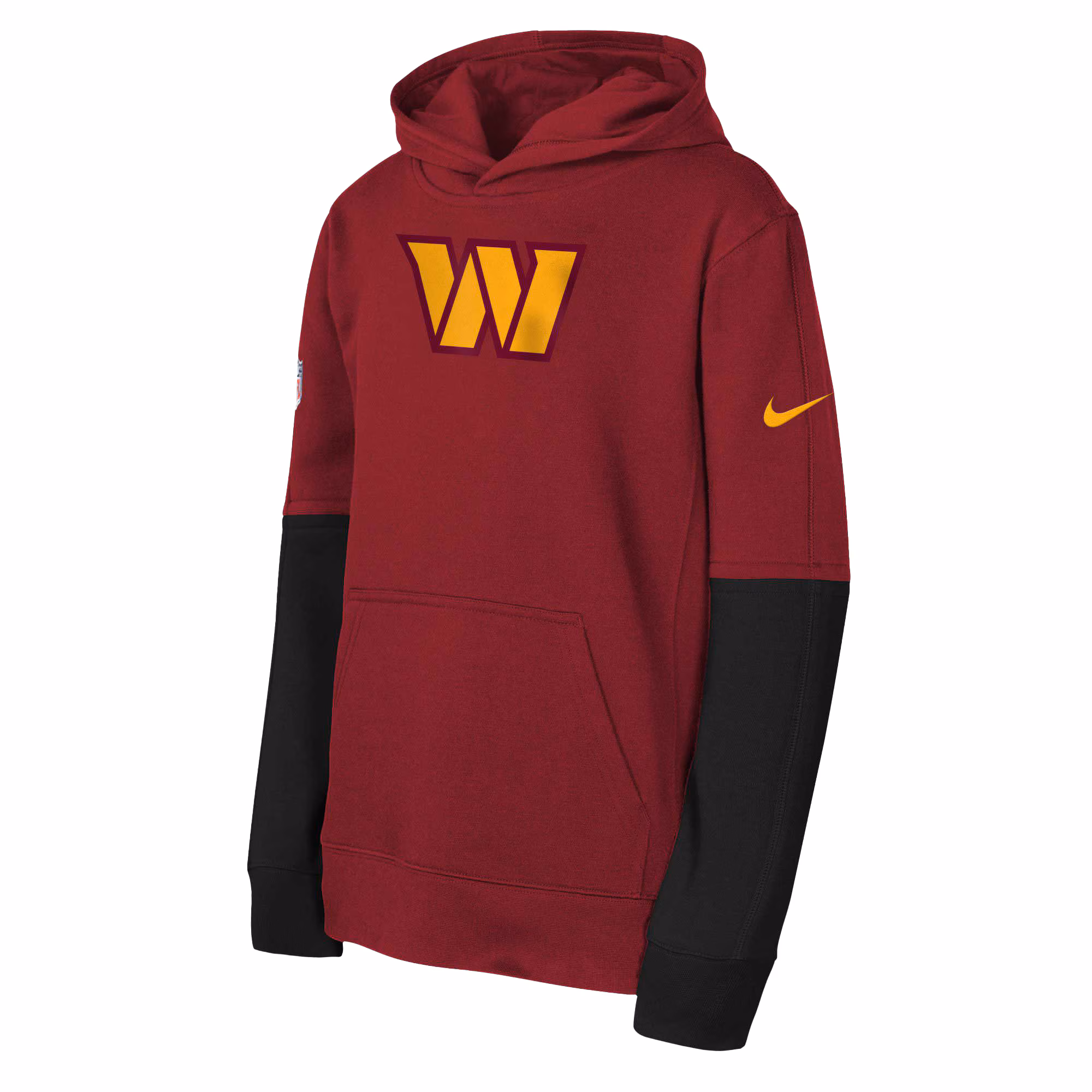 Washington Commanders Youth  Team Issue Club Pullover Hoodie - Burgundy