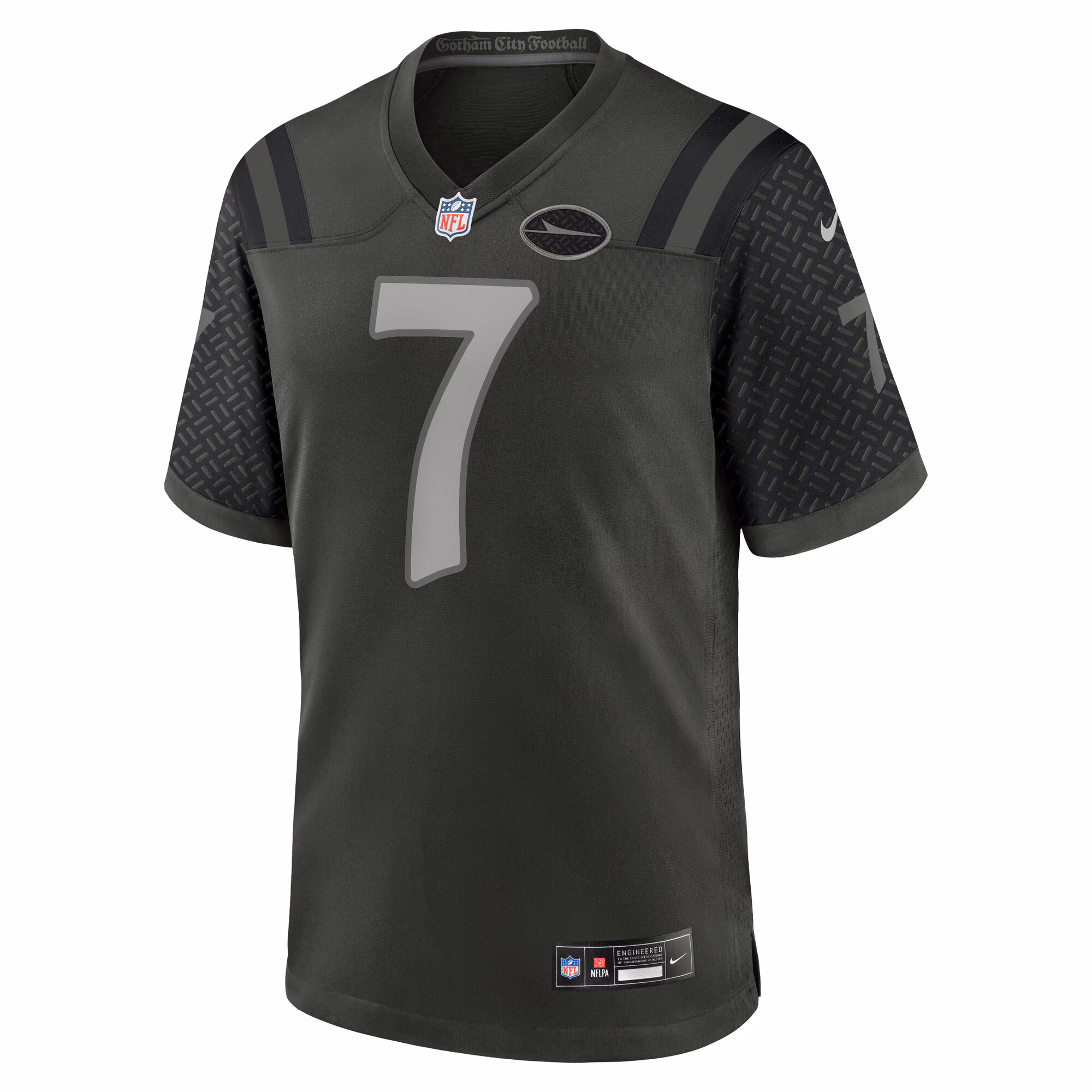 Justin Fields #7 New York Jets 2025 Rivalries Collection Game Jersey - Gotham Green