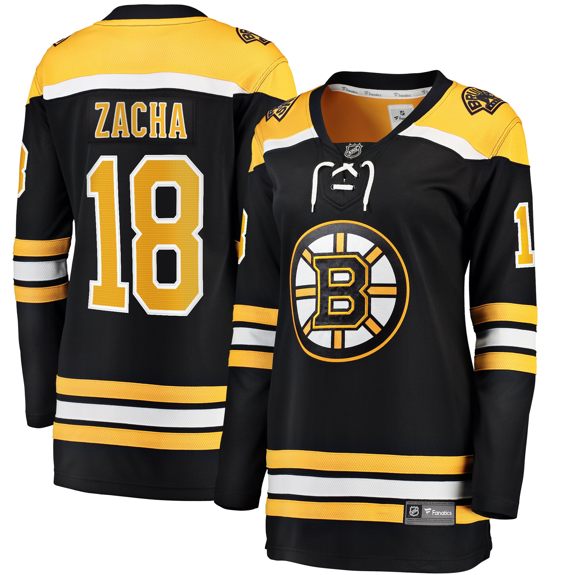 Pavel Zacha Boston Bruins Women's Home Breakaway Player Jersey - Black