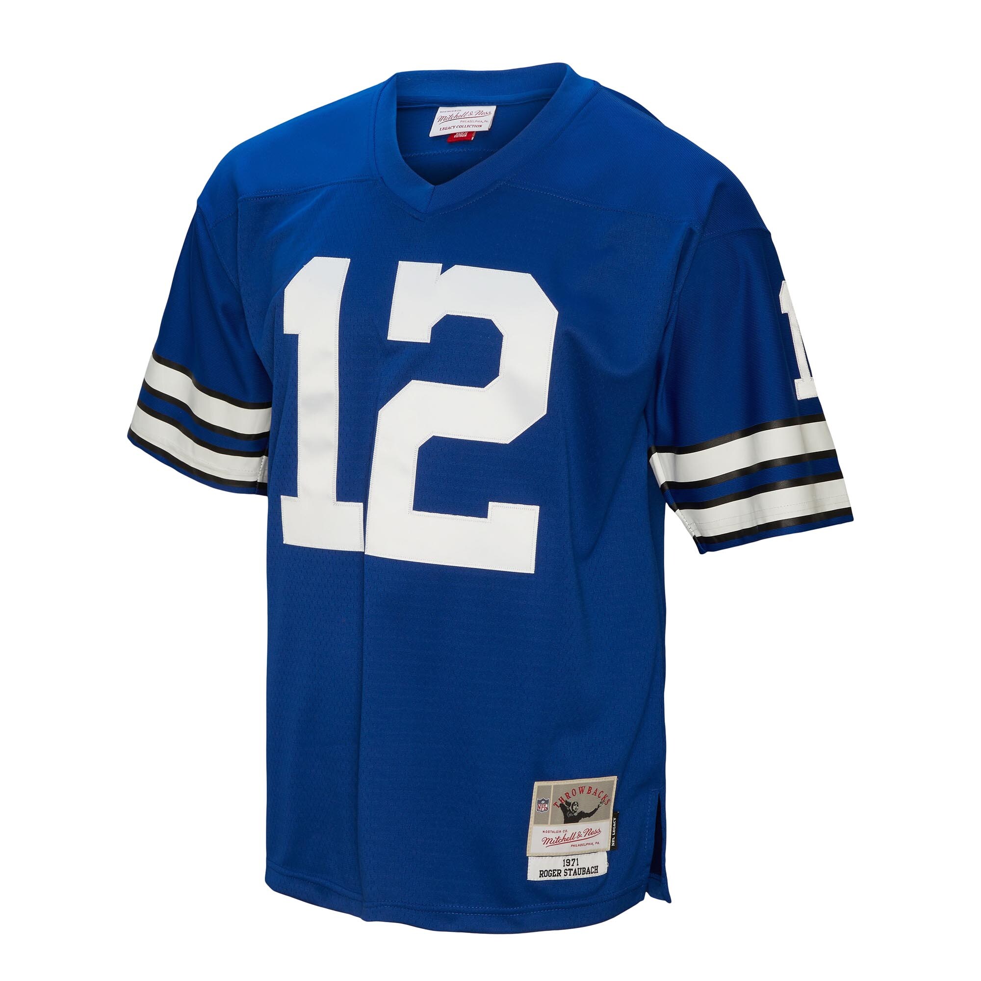 Roger Staubach Dallas Cowboys  1971 Legacy Replica Jersey - Royal