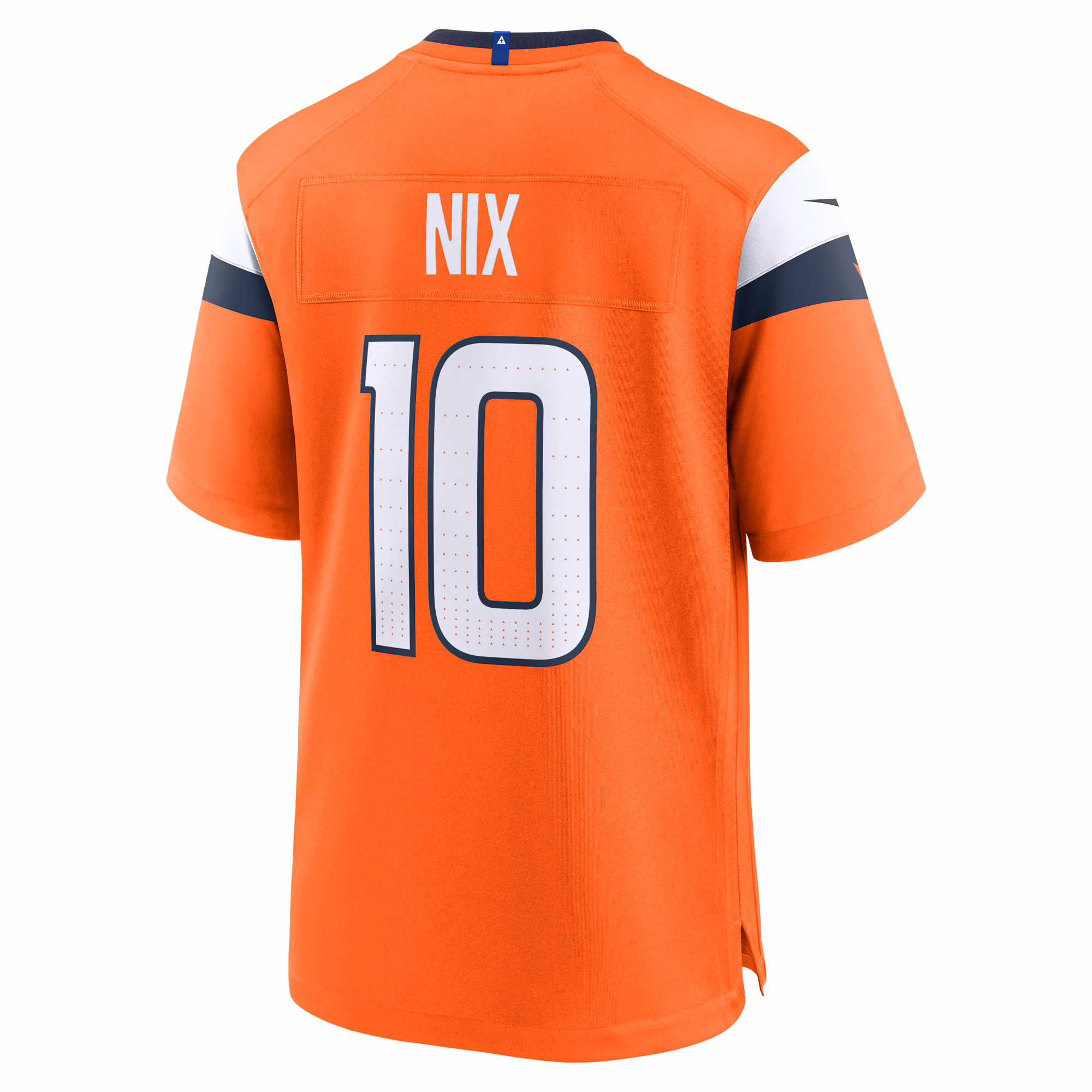 Bo Nix Denver Broncos 2024 NFL Draft First Round Pick Player Game Jersey - Orange
