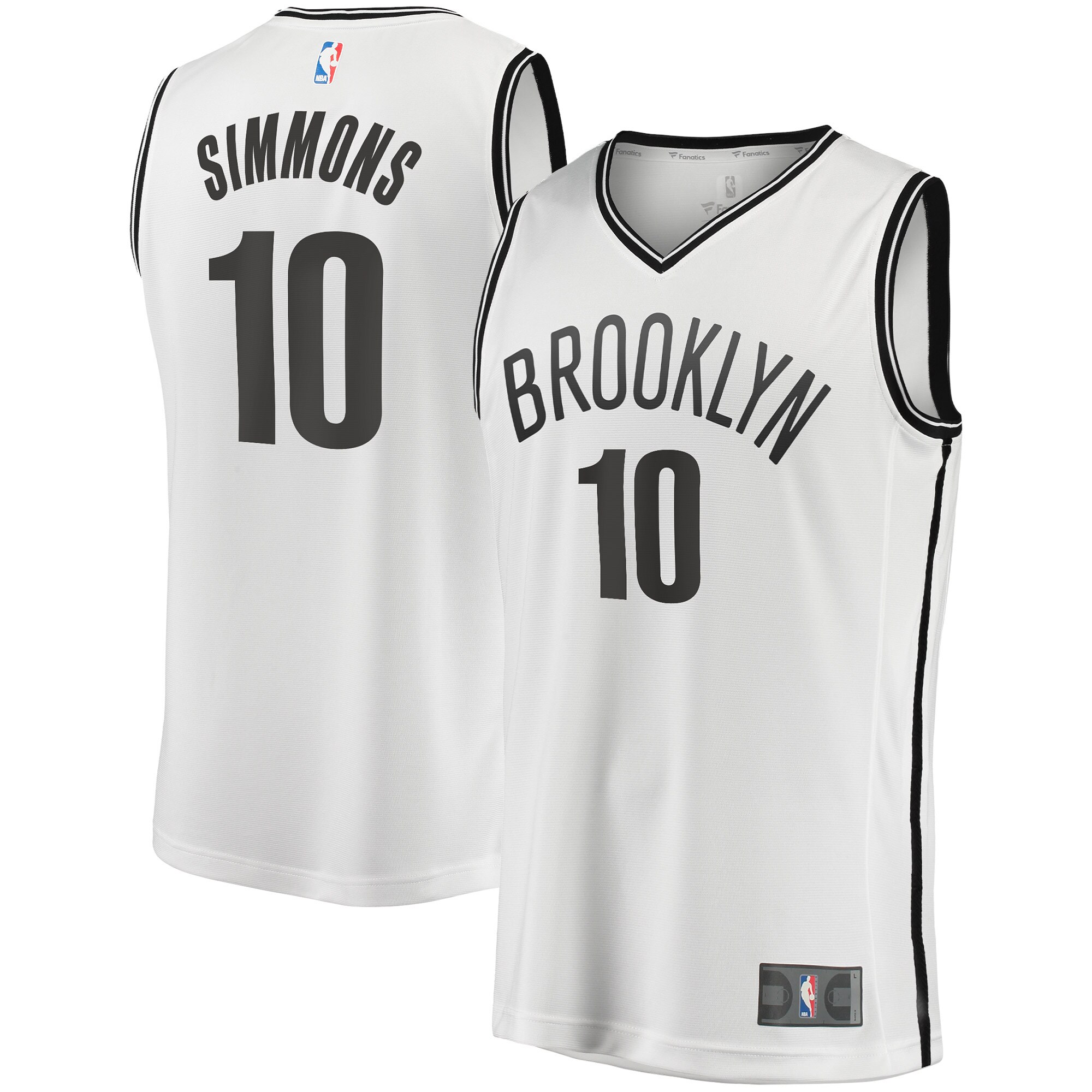 Ben Simmons Brooklyn Nets  Fast Break Replica Jersey - Association Edition - White