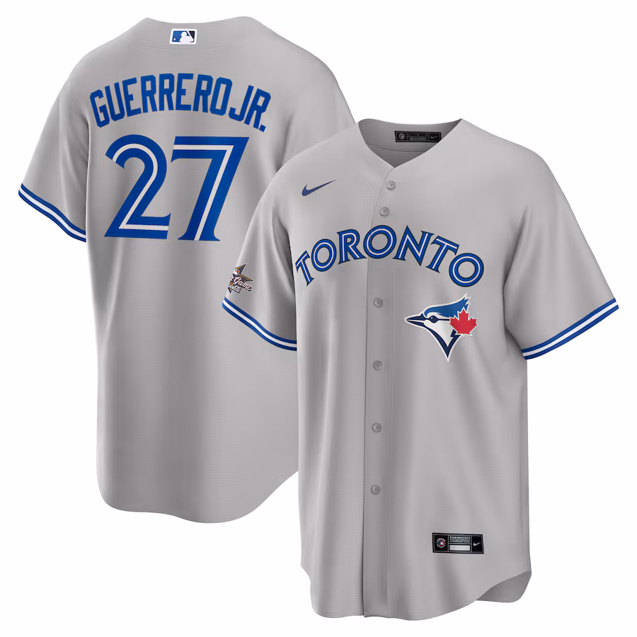 Vladimir Guerrero Jr. Toronto Blue Jays 2025 MLB All-Star Game Road Replica Player Jersey - Gray
