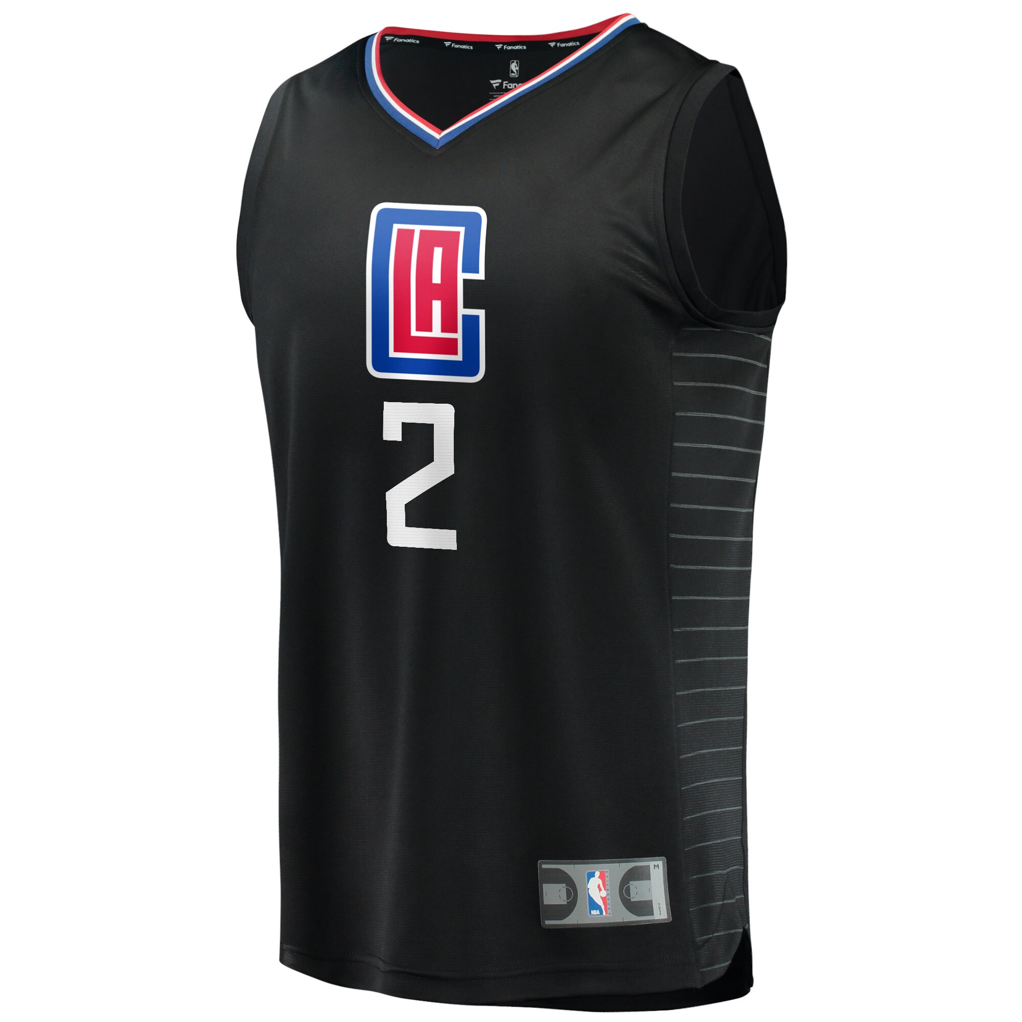 Kawhi Leonard LA Clippers  Youth 2020/21 Fast Break Player Jersey - Black - Statement Edition