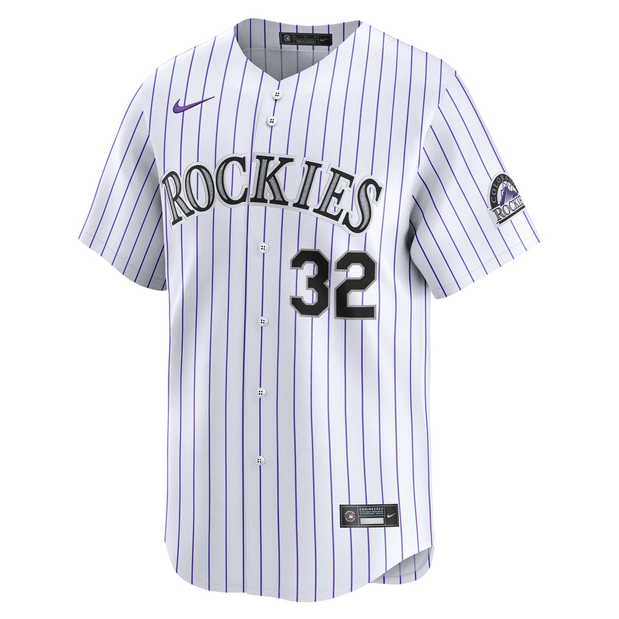 Men's Colorado Rockies Dakota Hudson  White Home Limited Player Jersey
