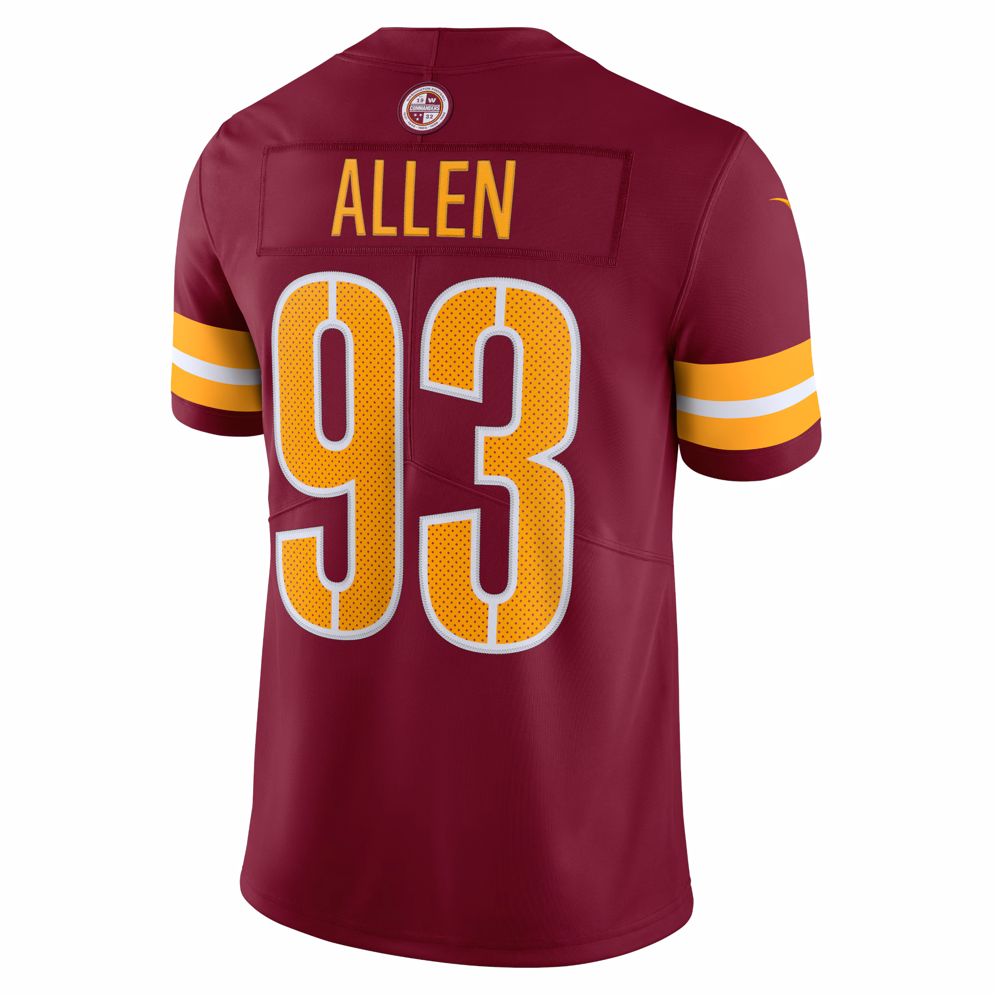 Jonathan Allen Washington Commanders Vapor Limited Jersey - Burgundy