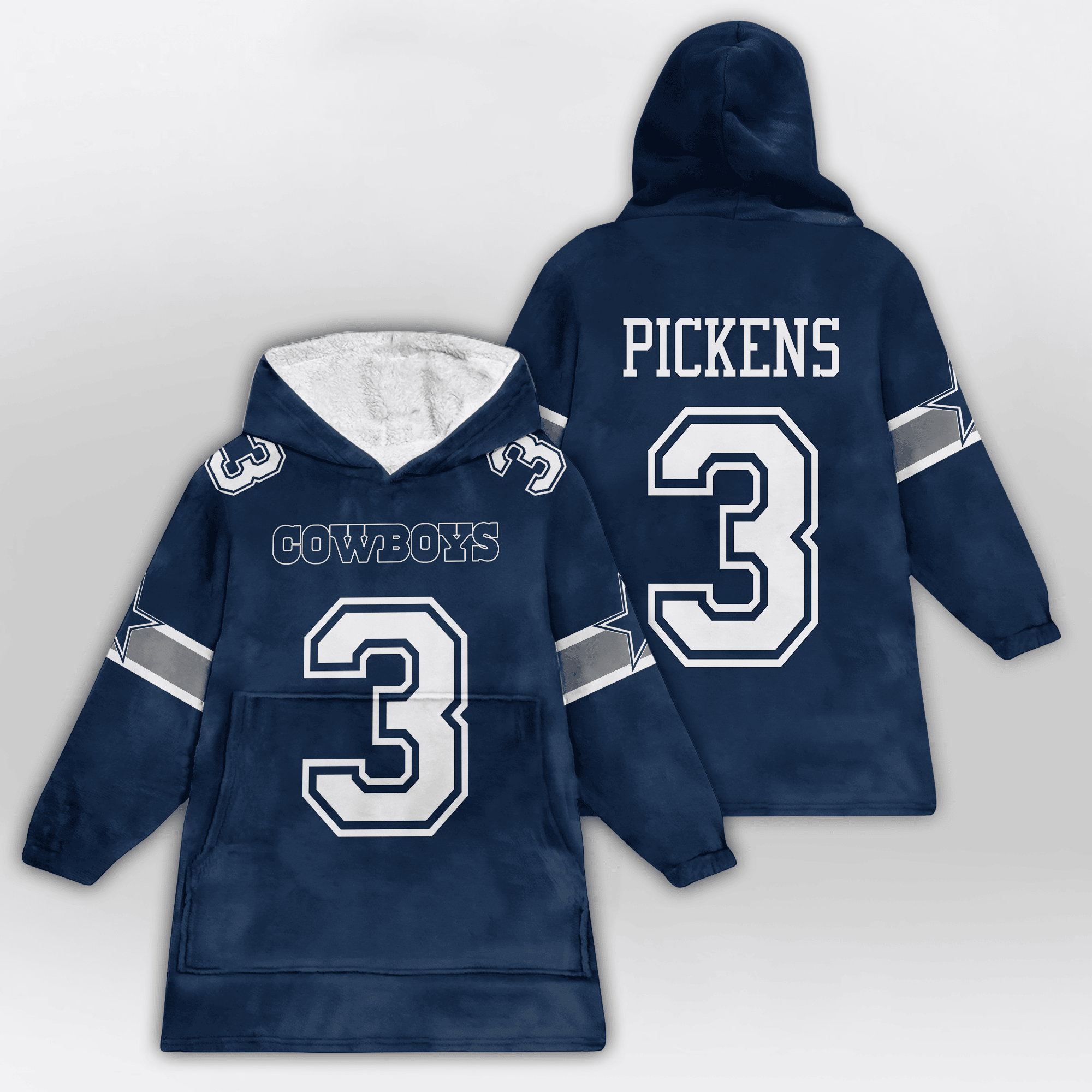 Kid G.P 3 Dallas Football Unisex Blanket Hoodie