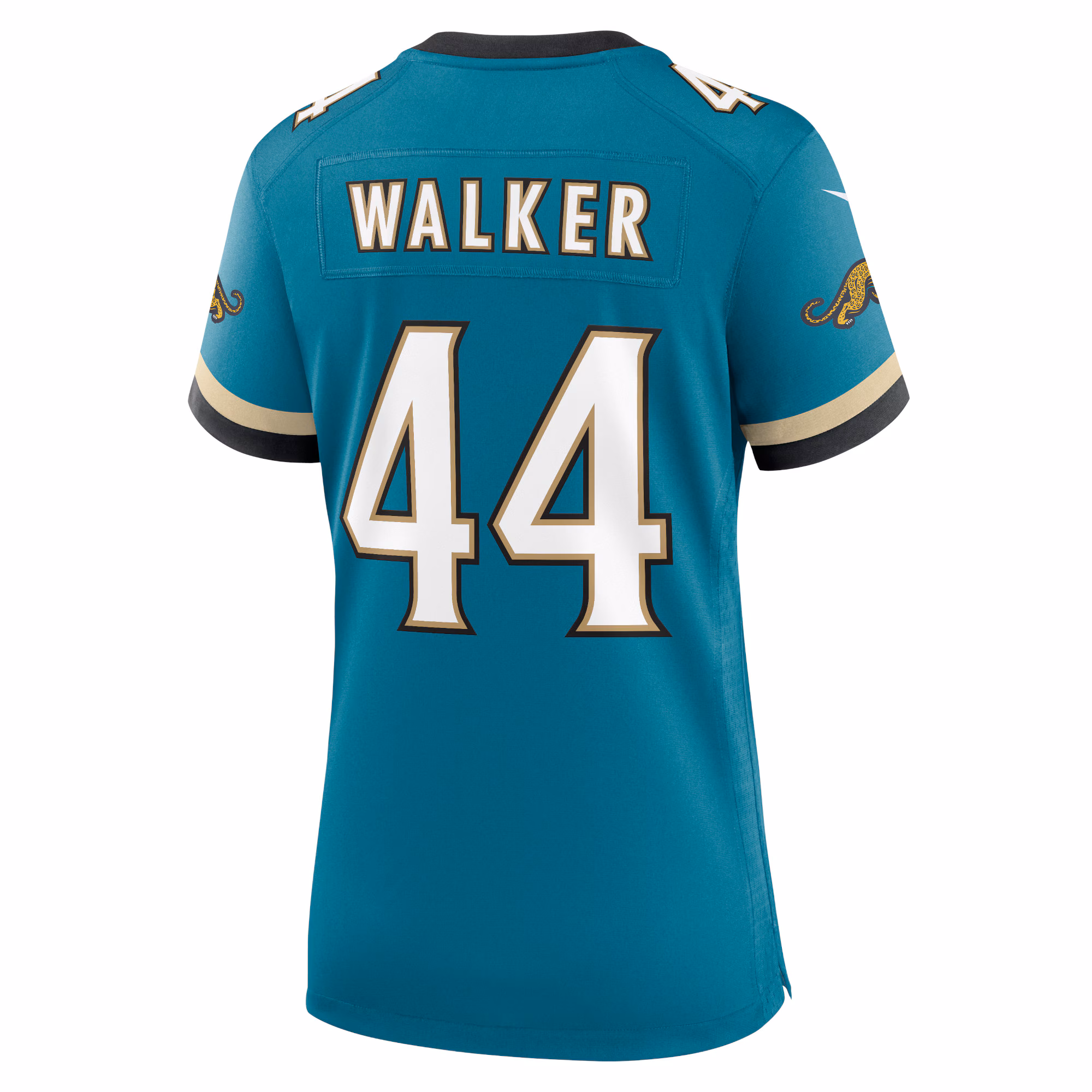 Travon Walker Jacksonville Jaguars Women's Prowler Throwback Game Jersey - Teal