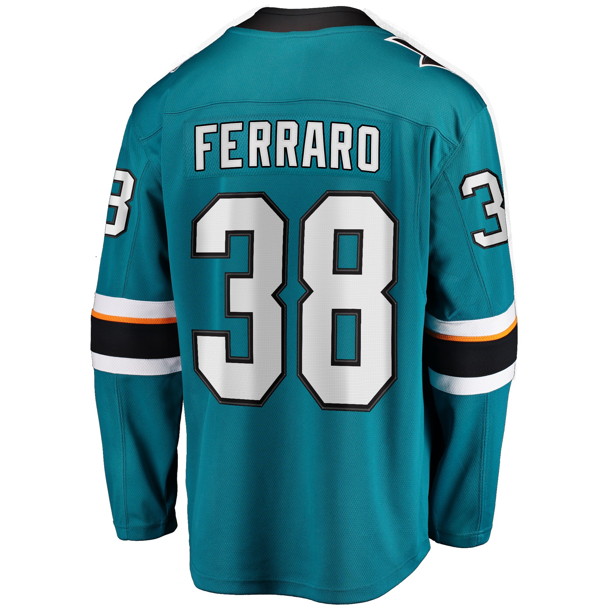 Mario Ferraro San Jose Sharks Replica Player Jersey - Teal