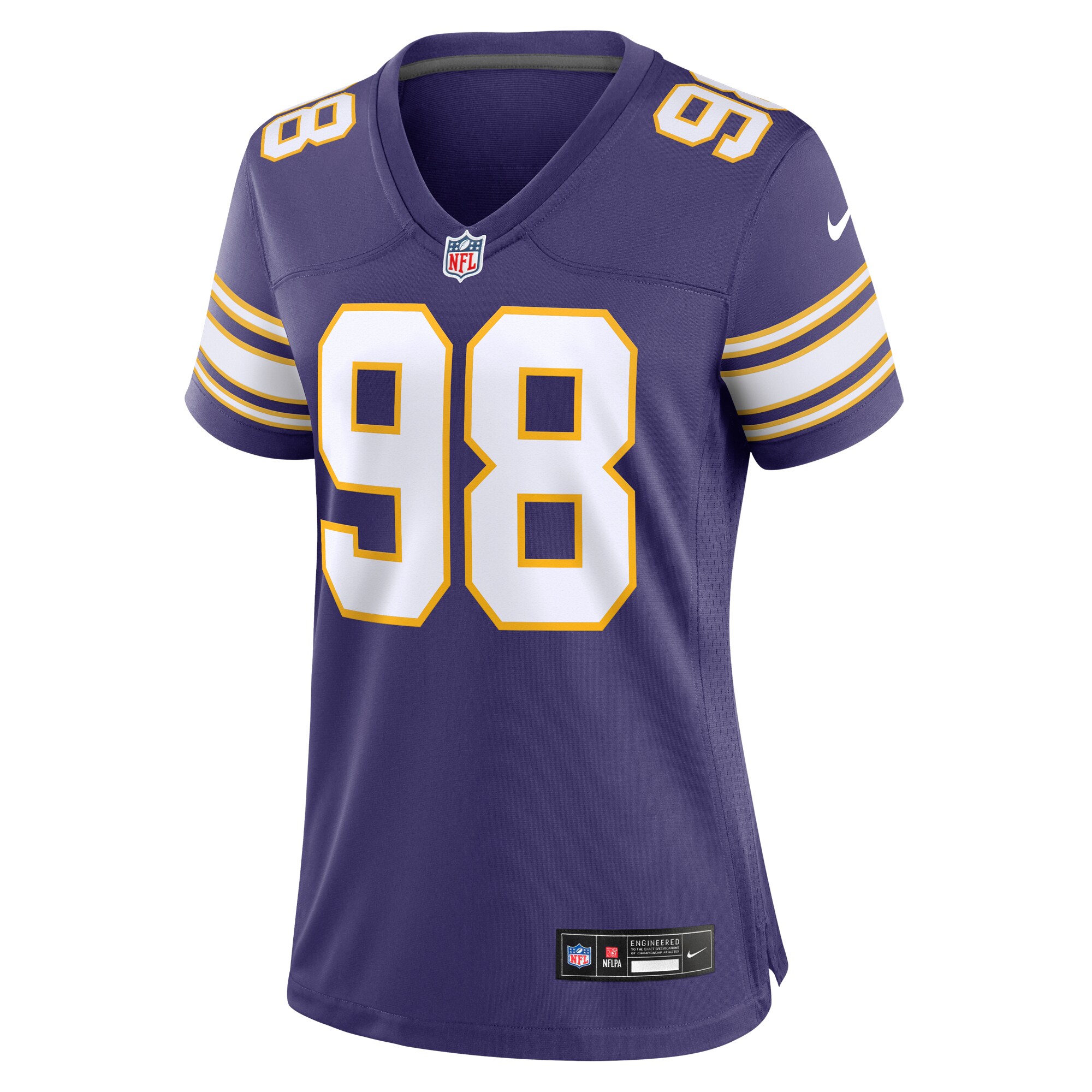 D.J. Wonnum Minnesota Vikings  Women's Classic Player Game Jersey - Purple
