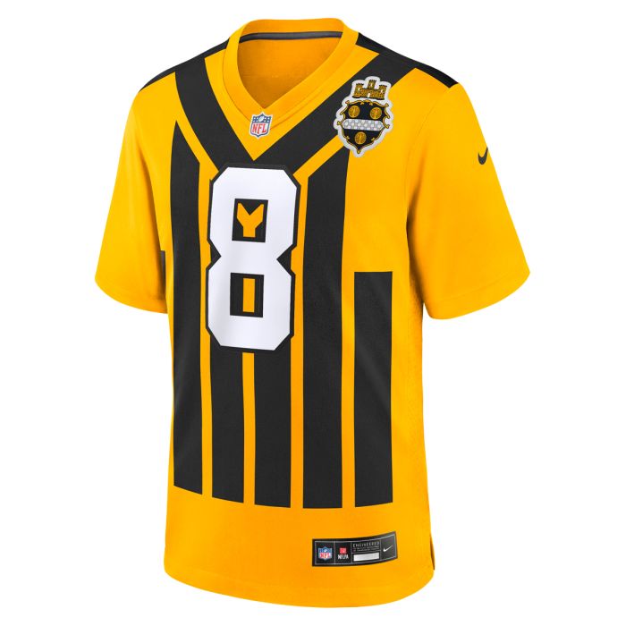 Aaron Rodgers #8 Men's Replica '33 Throwback Jersey