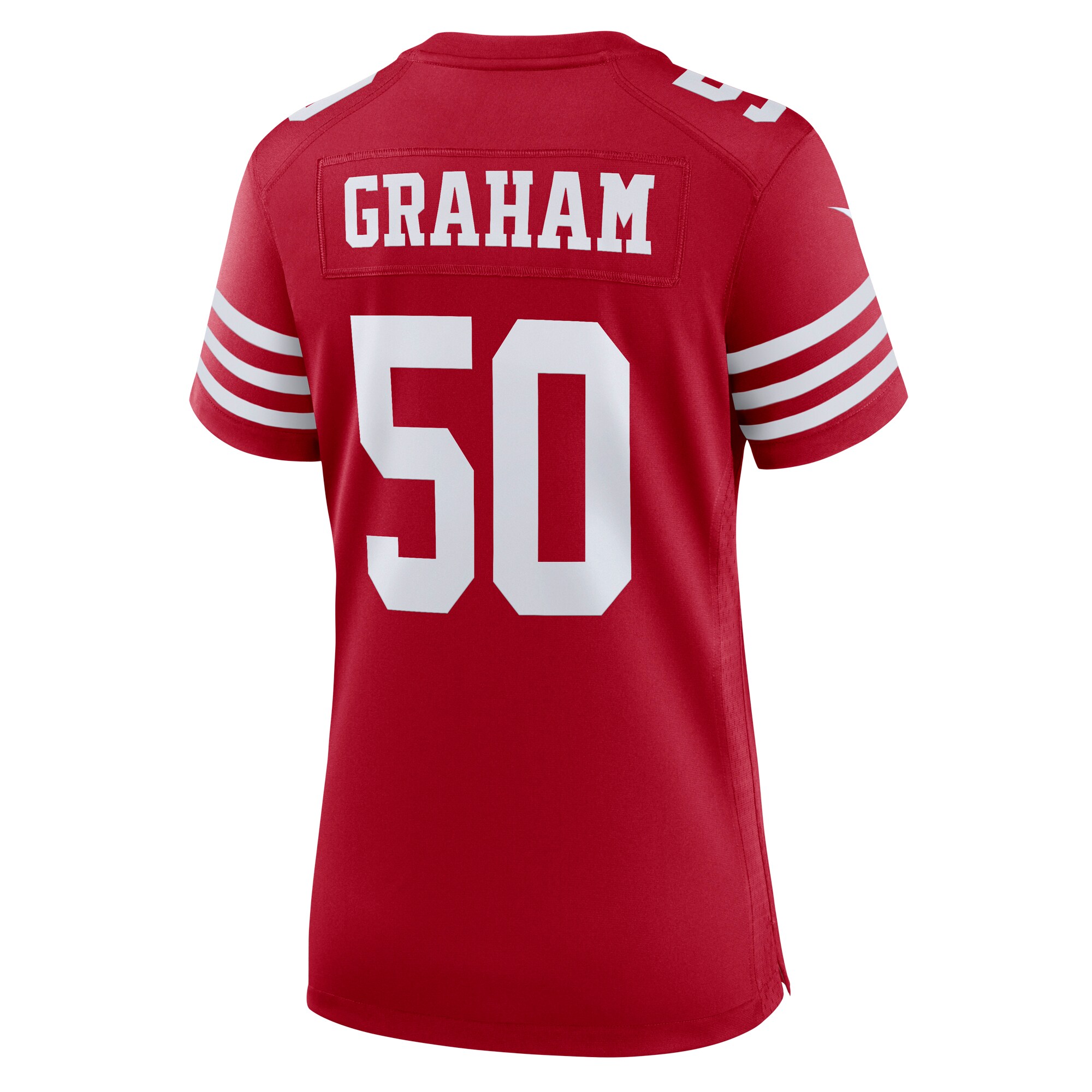 Jalen Graham San Francisco 49ers  Women's Team Game Jersey - Scarlet