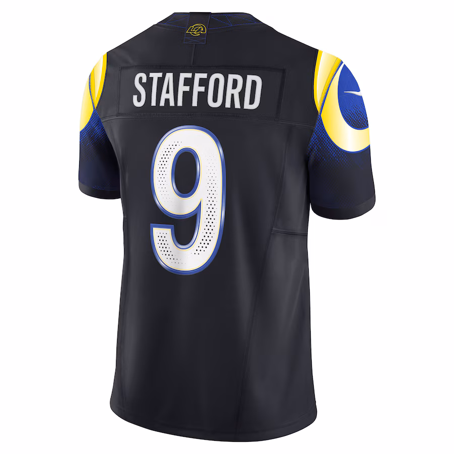 Matthew Stafford #9 Los Angeles Rams 2025 Rivalries Collection Limited Jersey - Midnight Blue