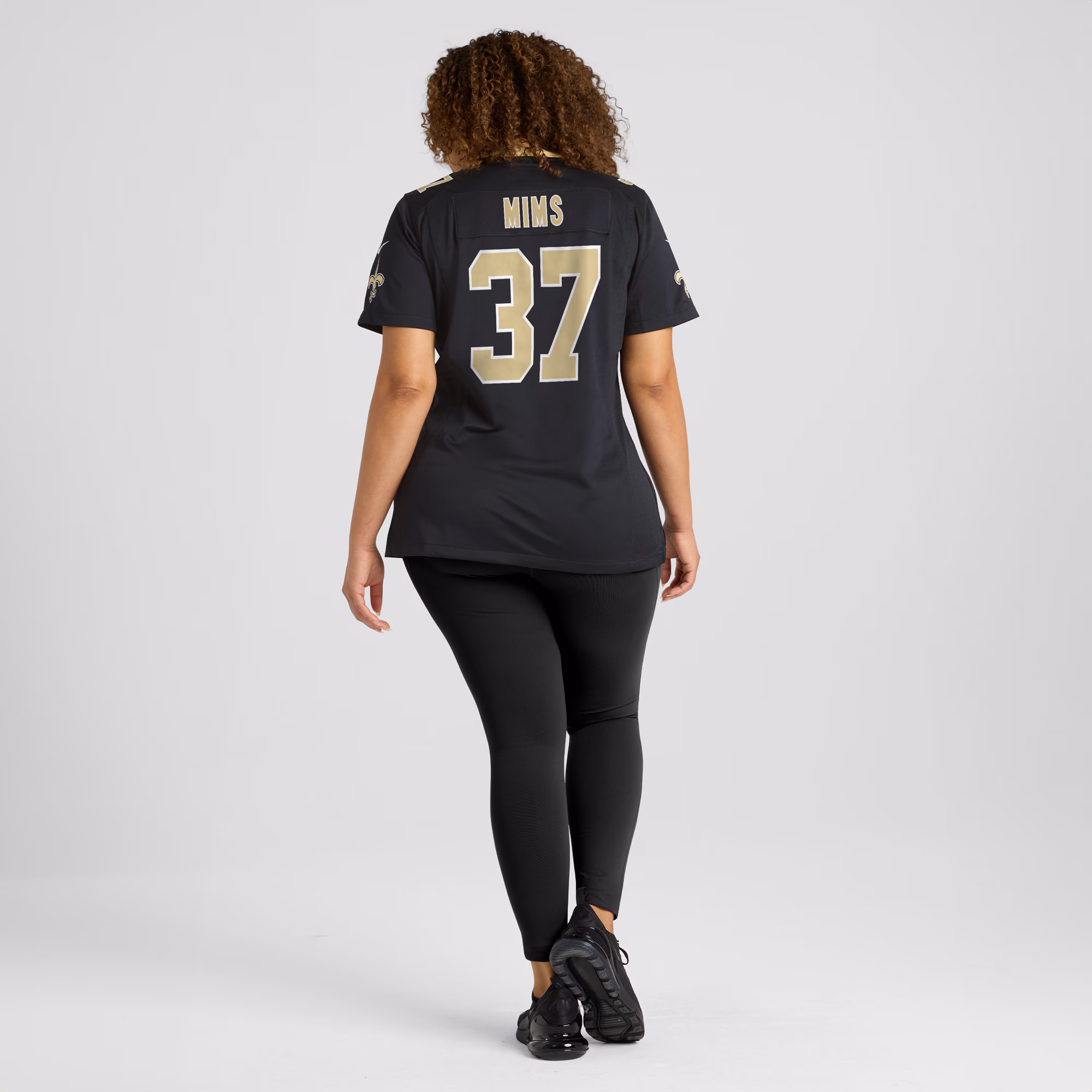 Mims New Orleans Saints Women's Team Game Jersey -  Black