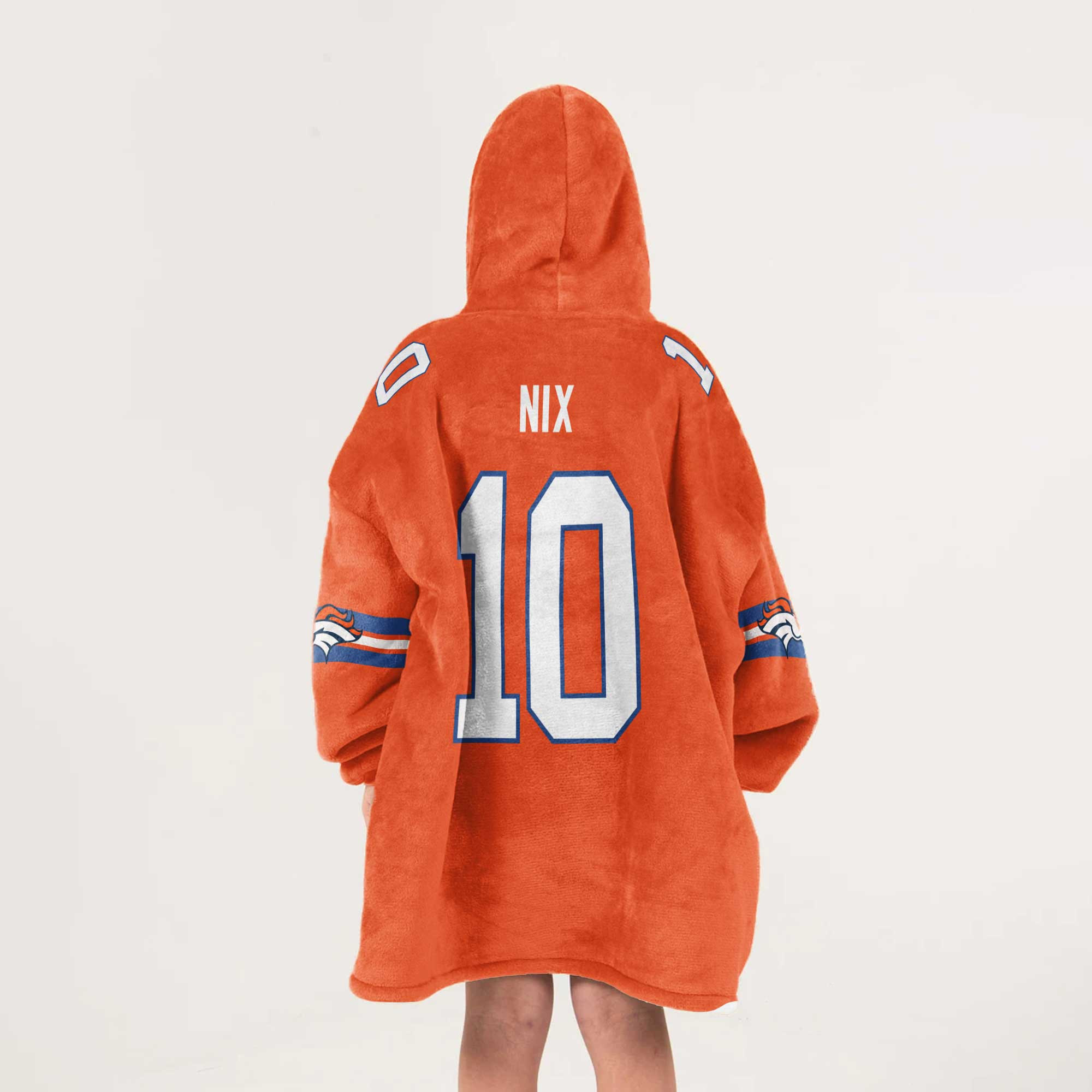 Kid B.N 10 Captain Denver Football Unisex Blanket Hoodie