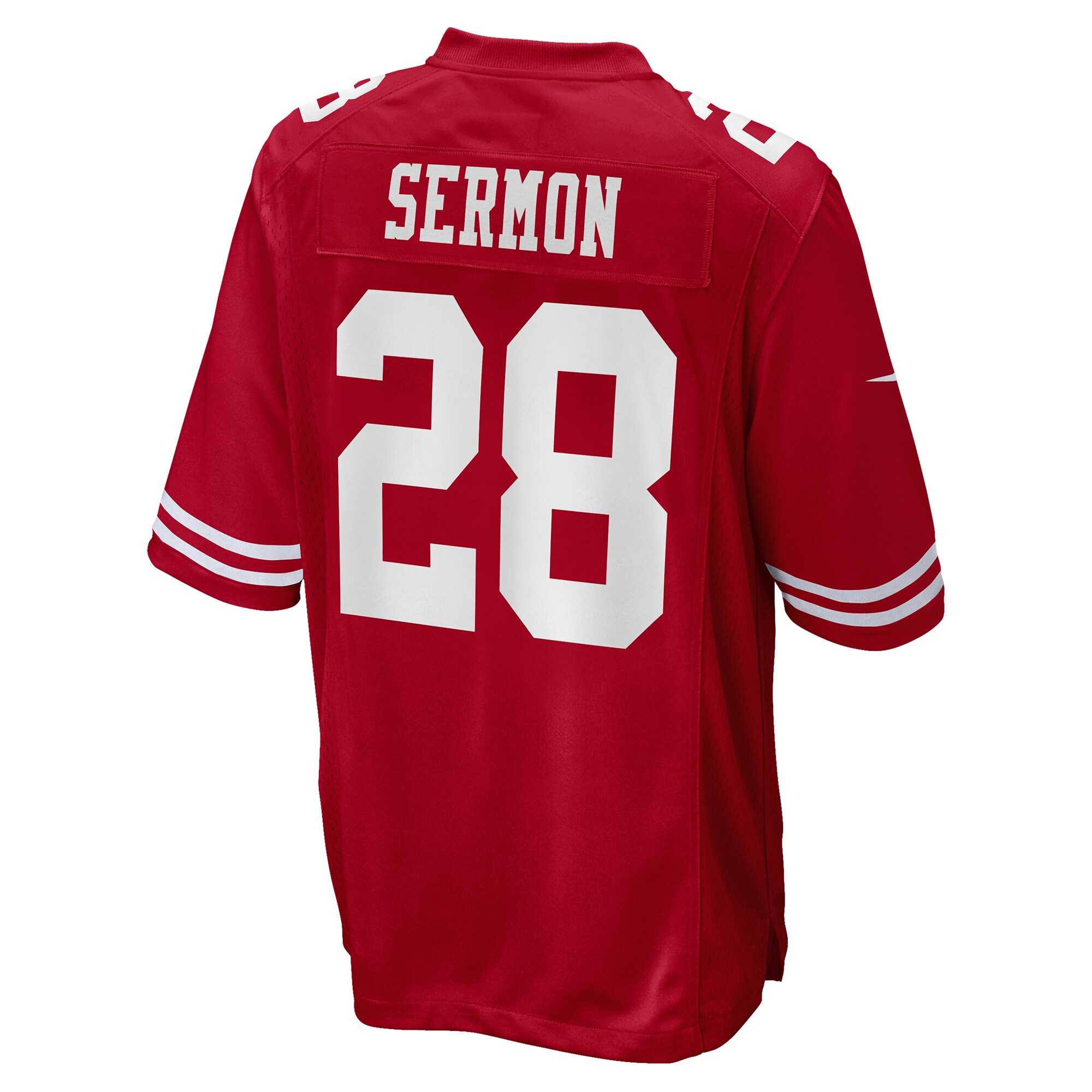 Trey Sermon San Francisco 49ers  2021 NFL Draft Pick Game Jersey - Scarlet