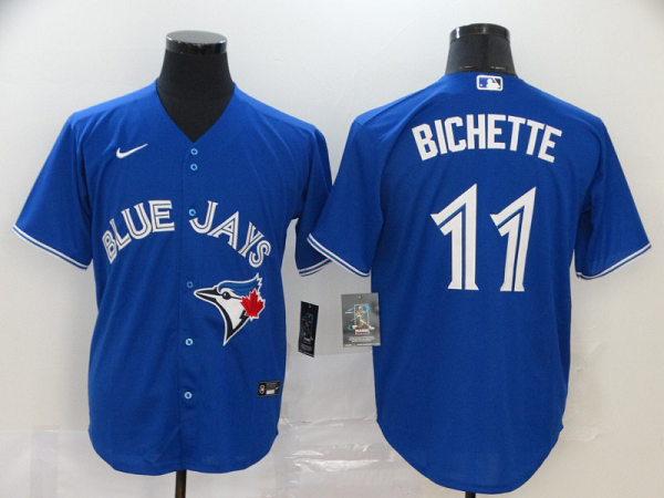 Men's Toronto Blue Jays #11 Bo Bichette Blue Stitched MLB Cool Base  Jersey