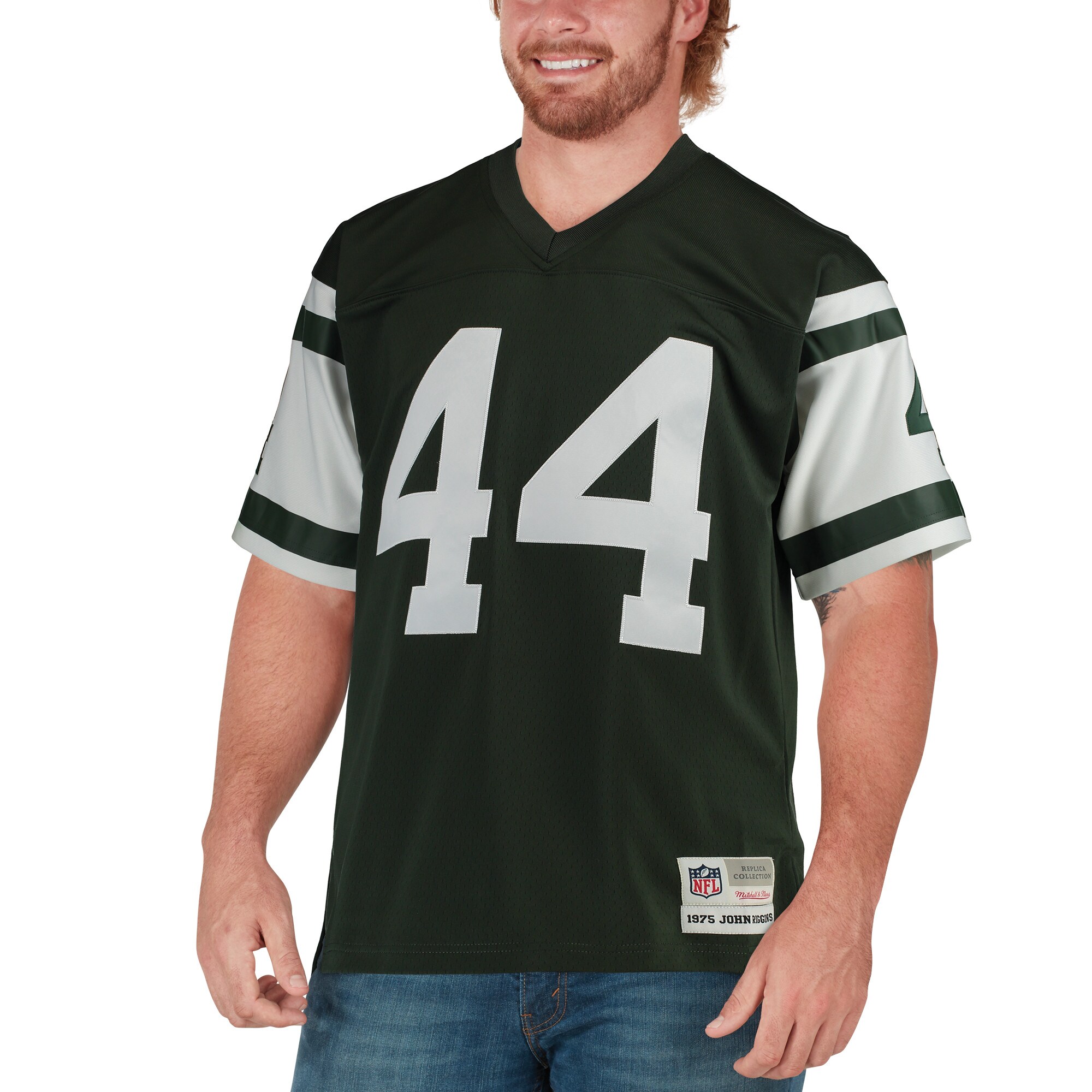John Riggins New York Jets Retired Player Legacy Replica Jersey - Green