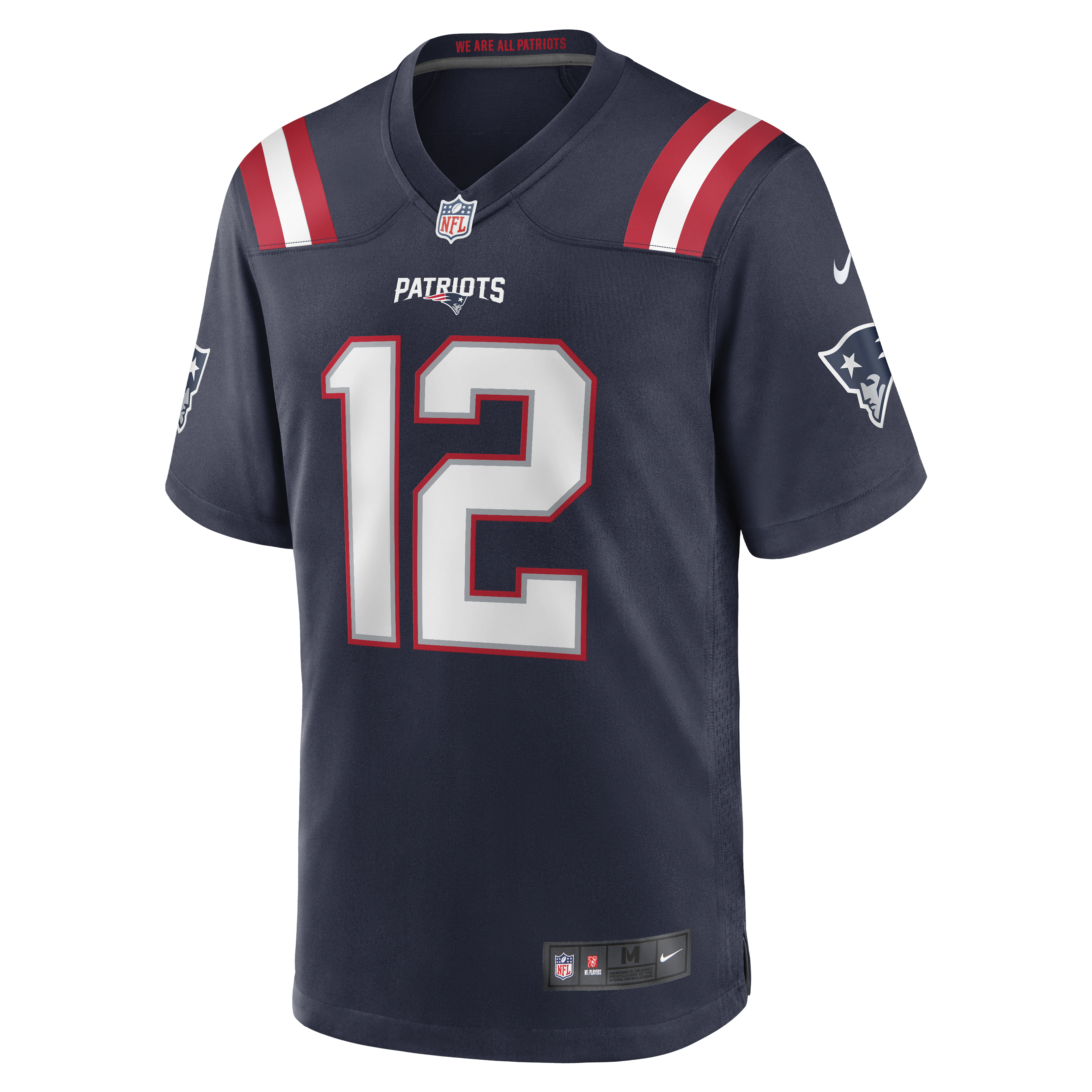 Tom Brady New England Patriots  Game Retired Player Jersey - Navy
