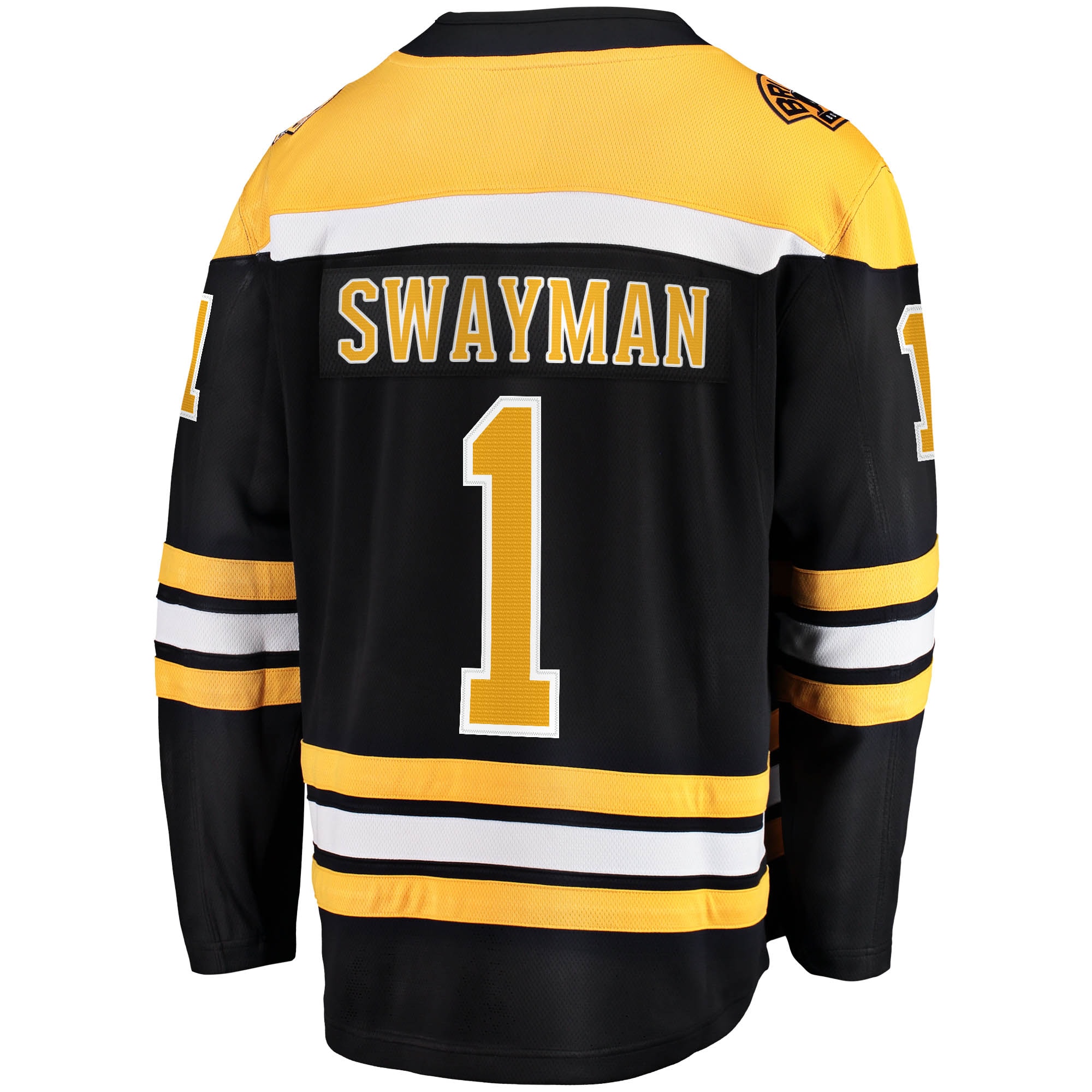 Jeremy Swayman Boston Bruins 2017/18 Home Breakaway Replica Jersey - Black