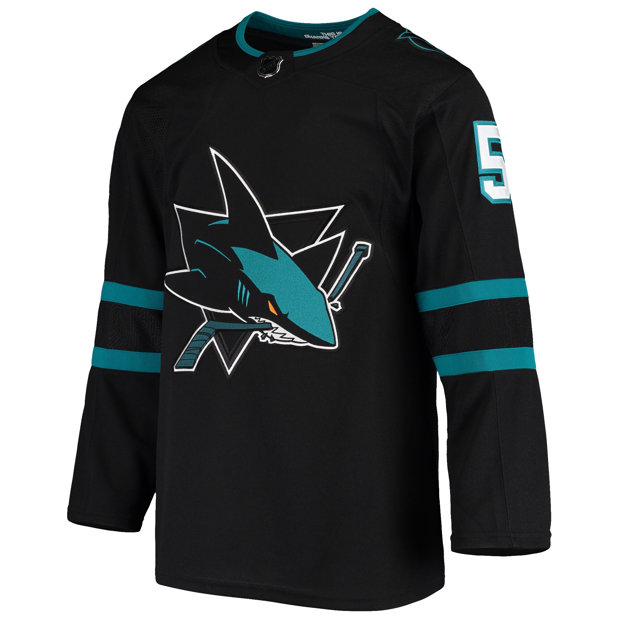 Radim Simek San Jose Sharks  Alternate Authentic Jersey - Black