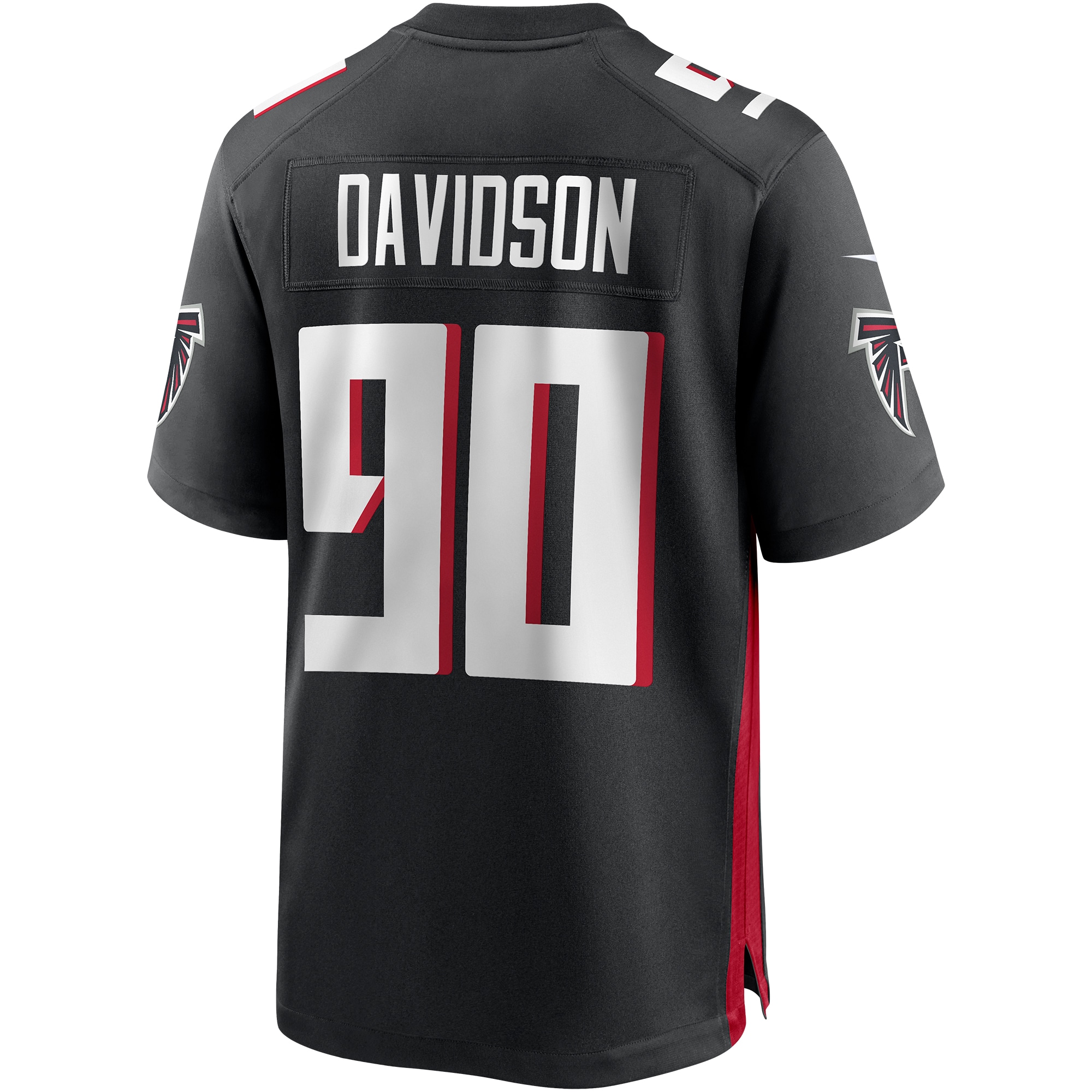 Marlon Davidson Atlanta Falcons  Player Game Jersey - Black