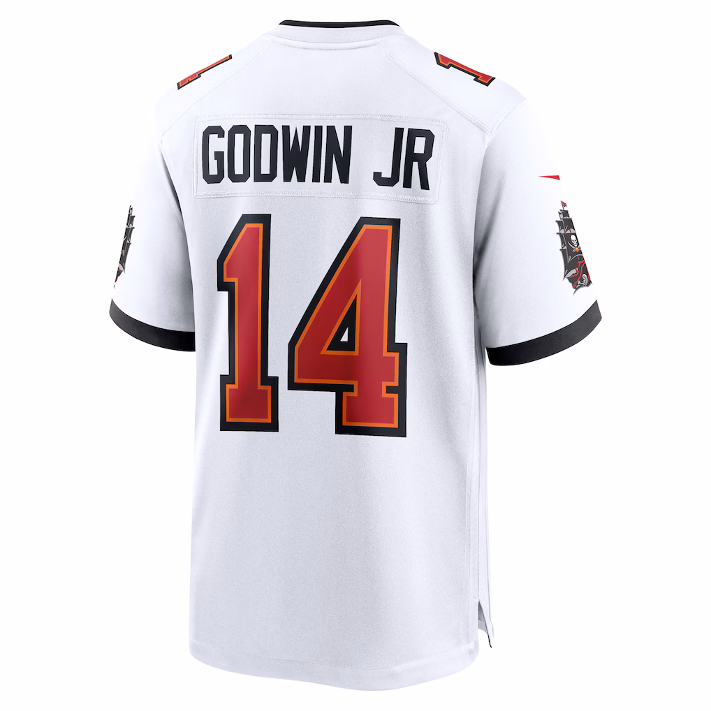 Chris Godwin Jr. #14 Tampa Bay Buccaneers 50th Season White Game Jersey - White