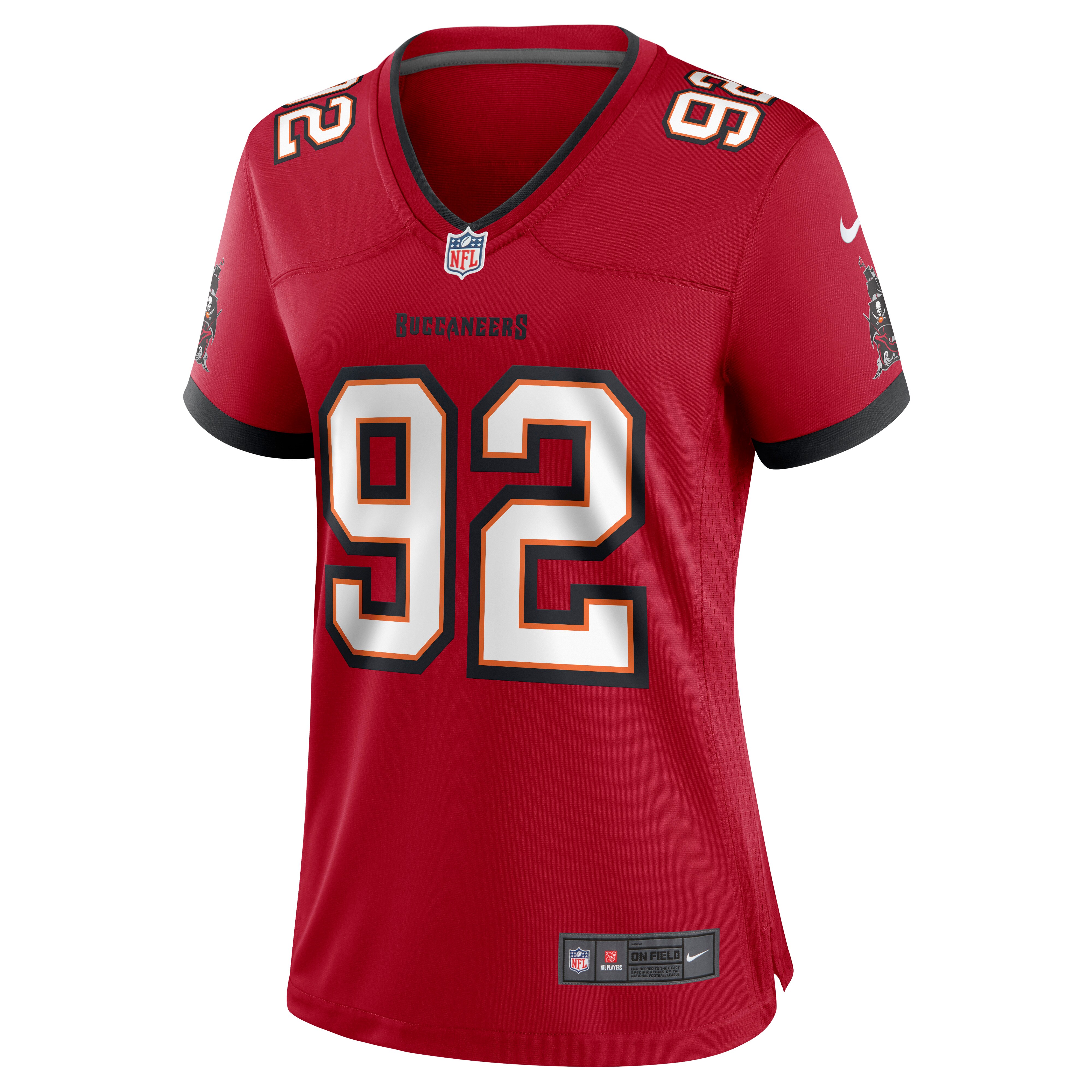 William Gholston Tampa Bay Buccaneers  Women's Game Jersey - Red