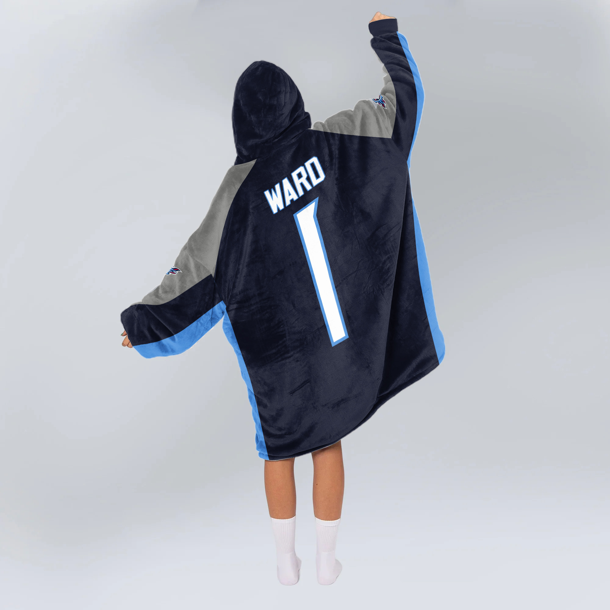 Adult C.W 1 Tennessee Football Unisex Blanket Hoodie