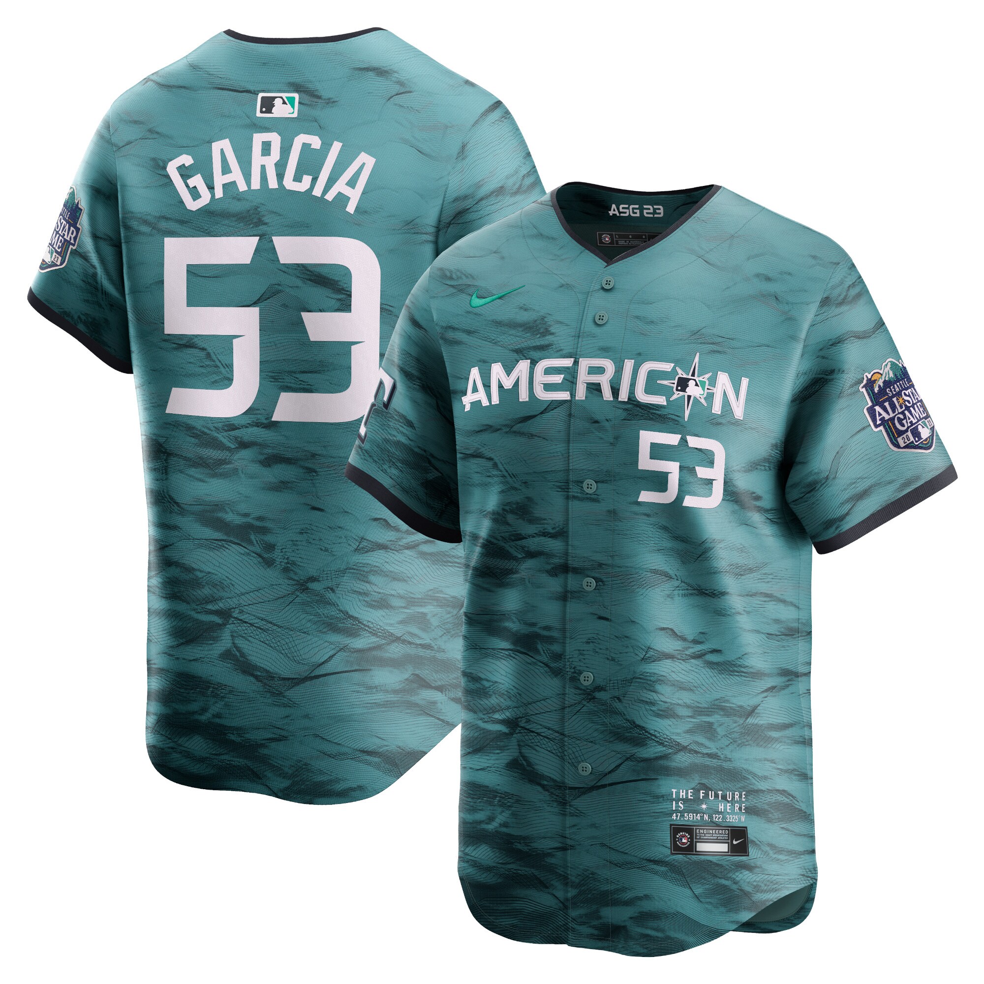Adolis Garcia American League  2023 MLB All-Star Game Limited Player Jersey - Teal