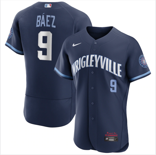 Men's  Chicago Cubs #9 Javier B