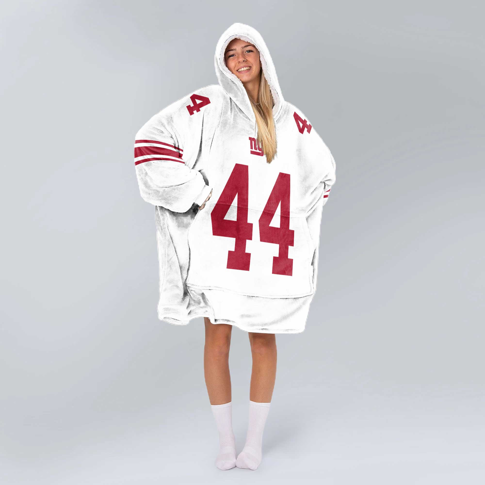 C.S 44 New York G Football Unisex Blanket Hoodie