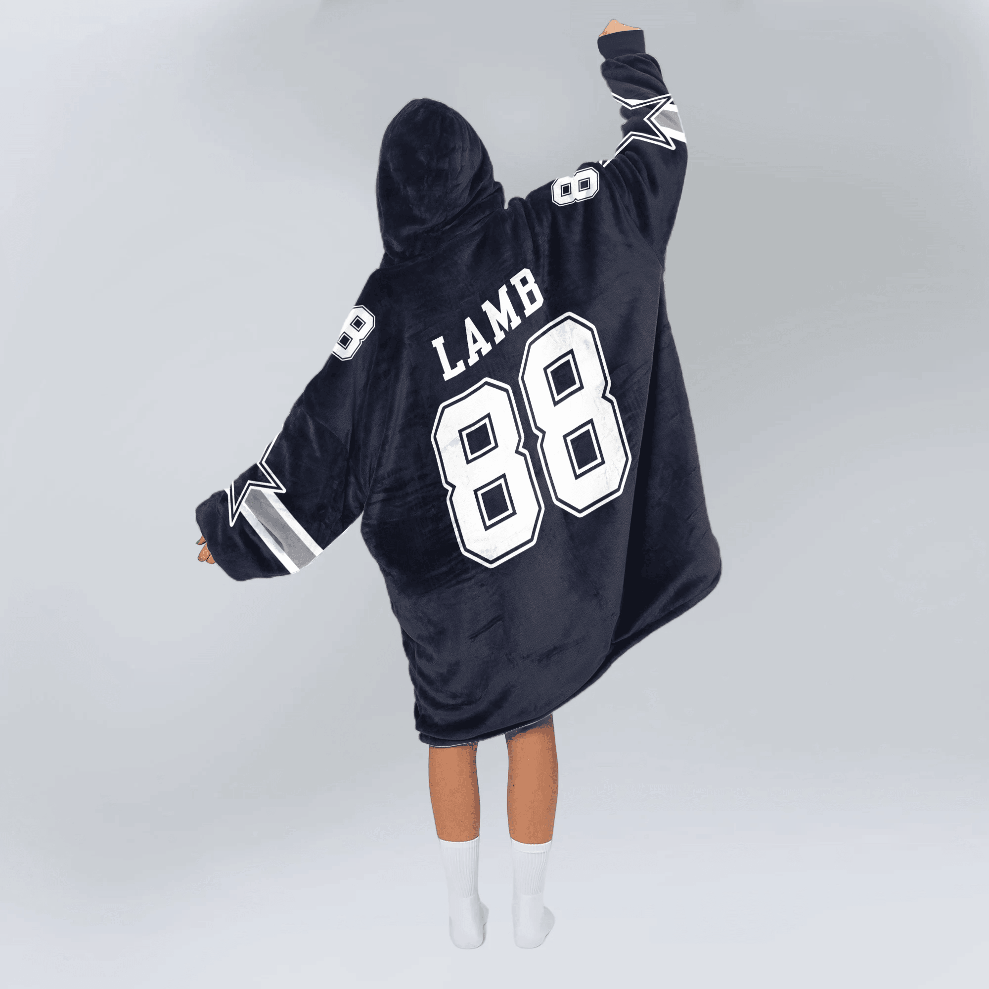 Adult C.L 88 Captain Dalllas Football Unisex Blanket Hoodie