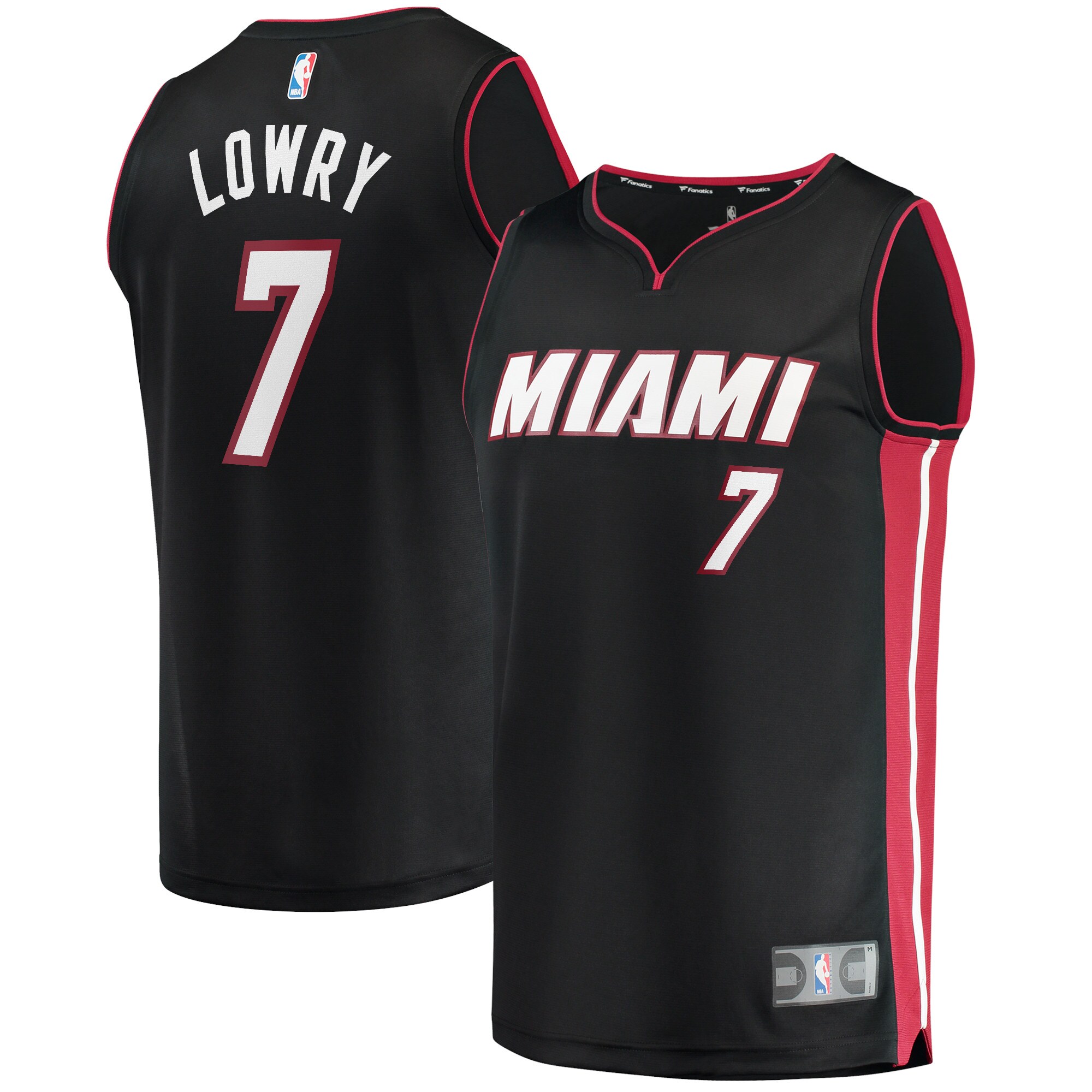 Kyle Lowry Miami Heat  2021/22 Fast Break Replica Jersey - Icon Edition - Black