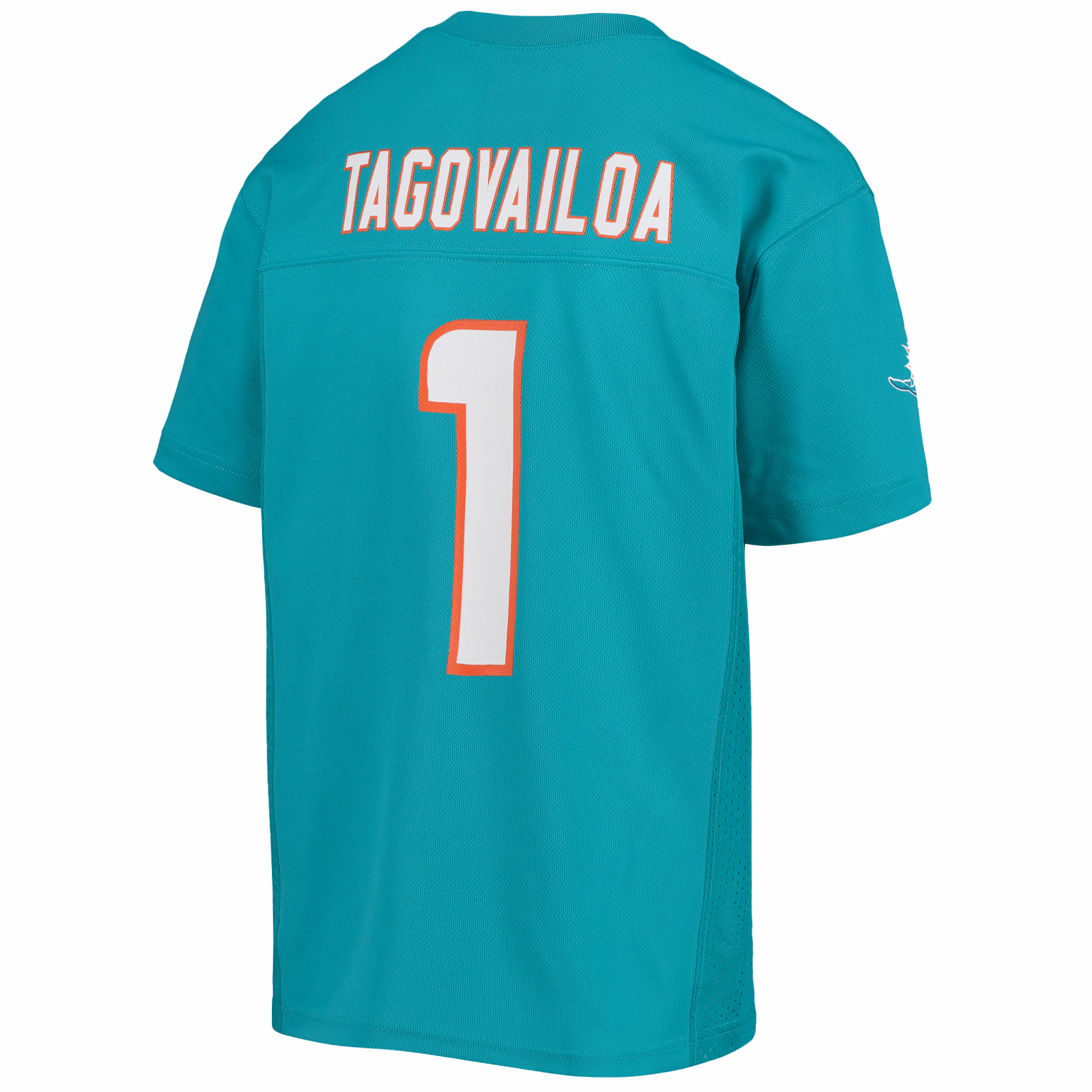 Tua Tagovailoa Miami Dolphins Youth Replica Player Jersey - Aqua