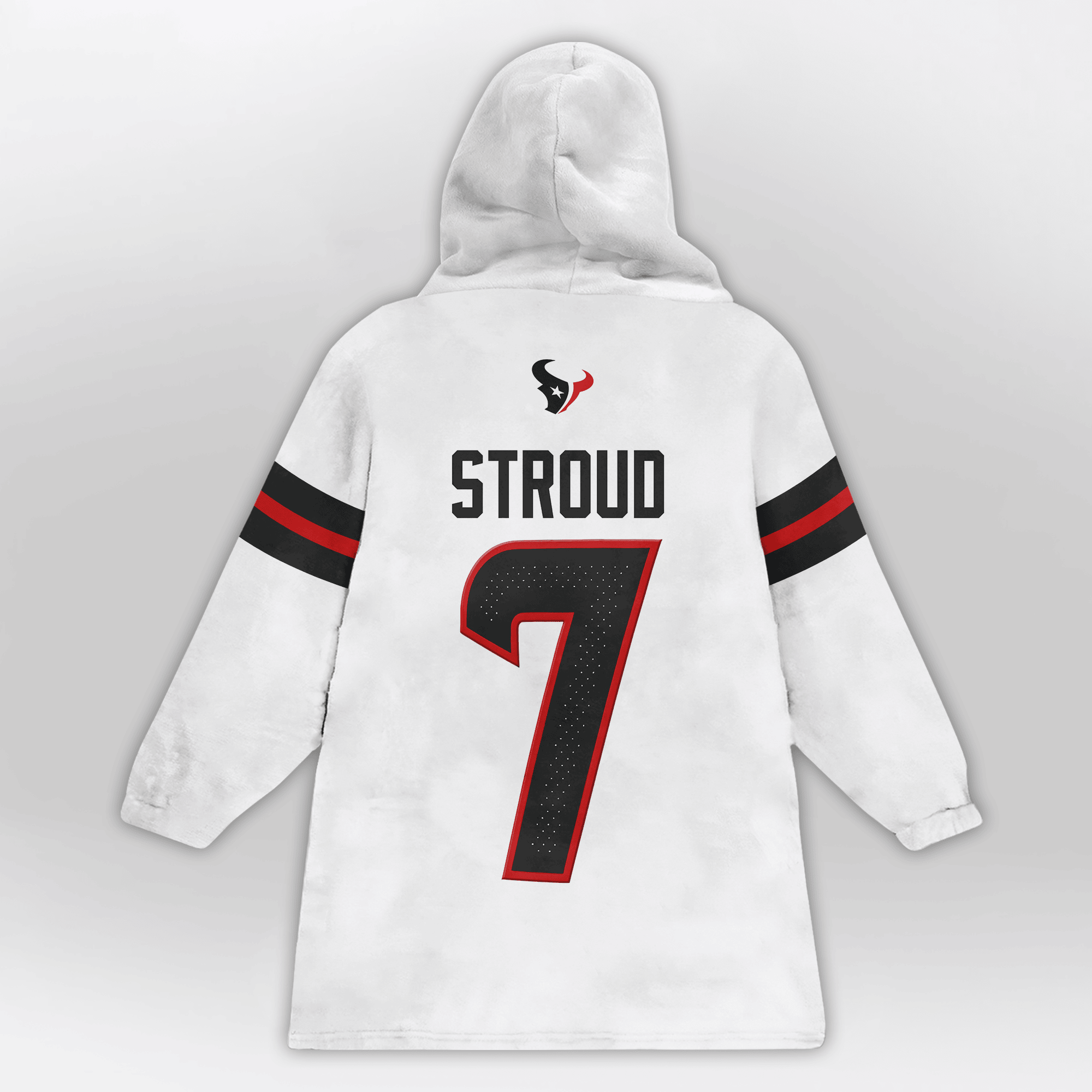 Adult C.J.S 7 Captain Houston Football Unisex Blanket Hoodie