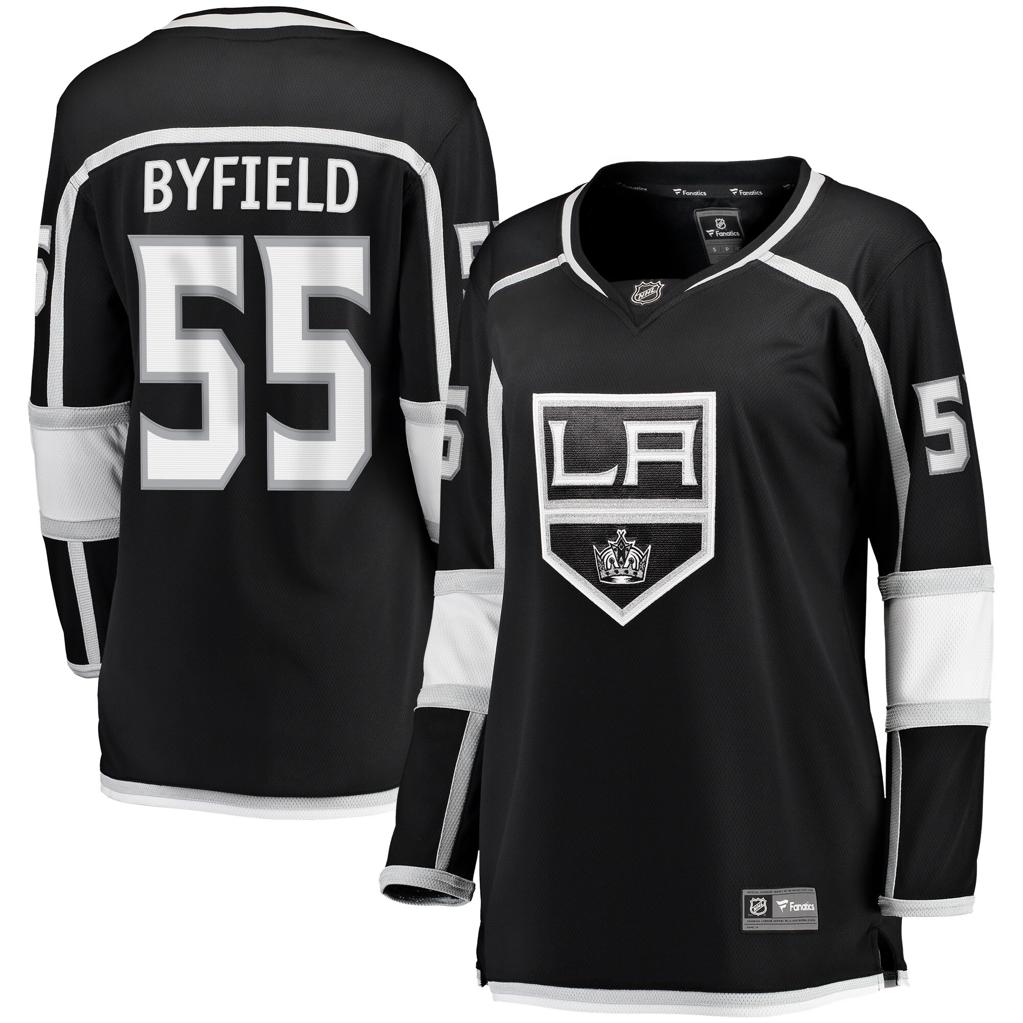 Quinton Byfield Los Angeles Kings Women's Home Breakaway Player Jersey - Black