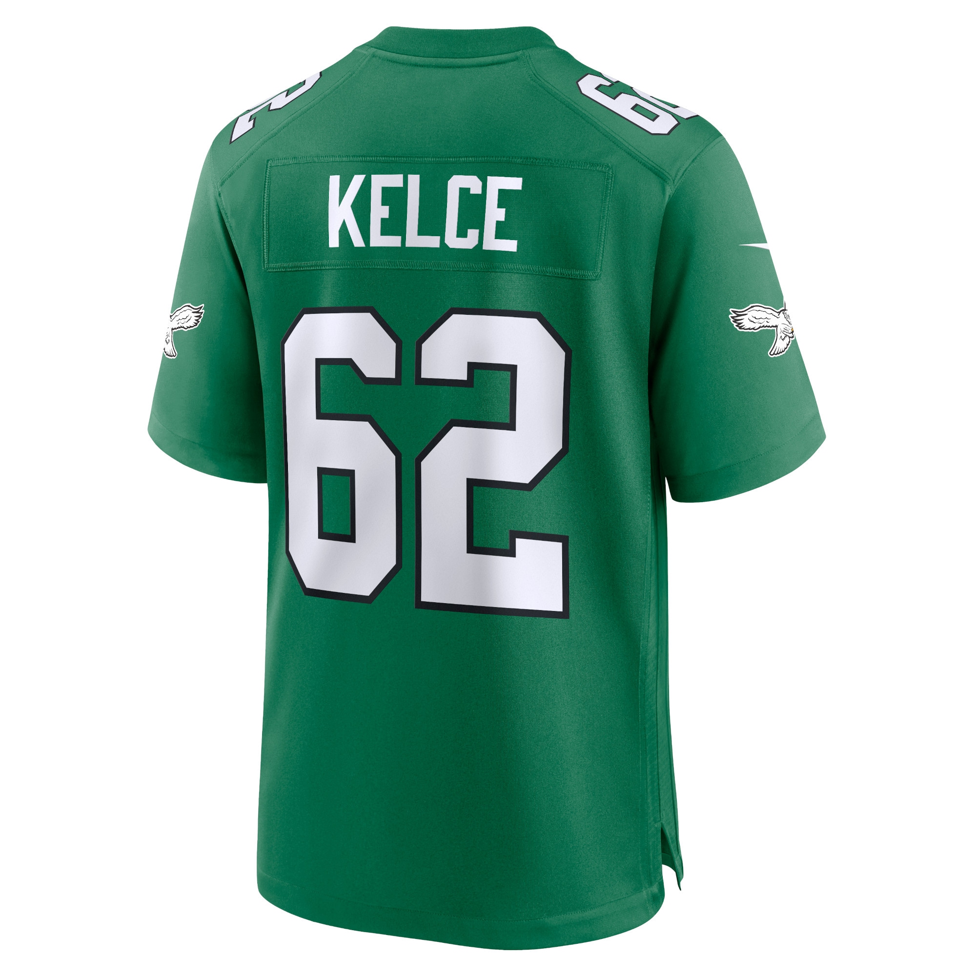 Jason Kelce Philadelphia Eagles  Alternate Game Player Jersey - Kelly Green