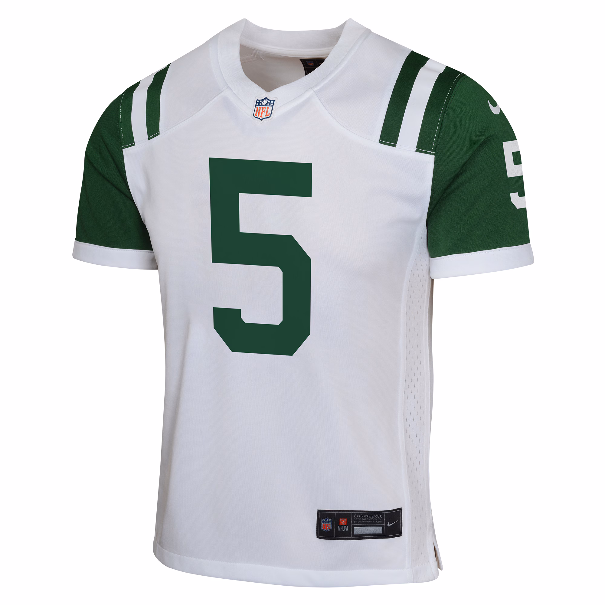 Garrett Wilson New York Jets Youth Classic Alternate Game Jersey - White