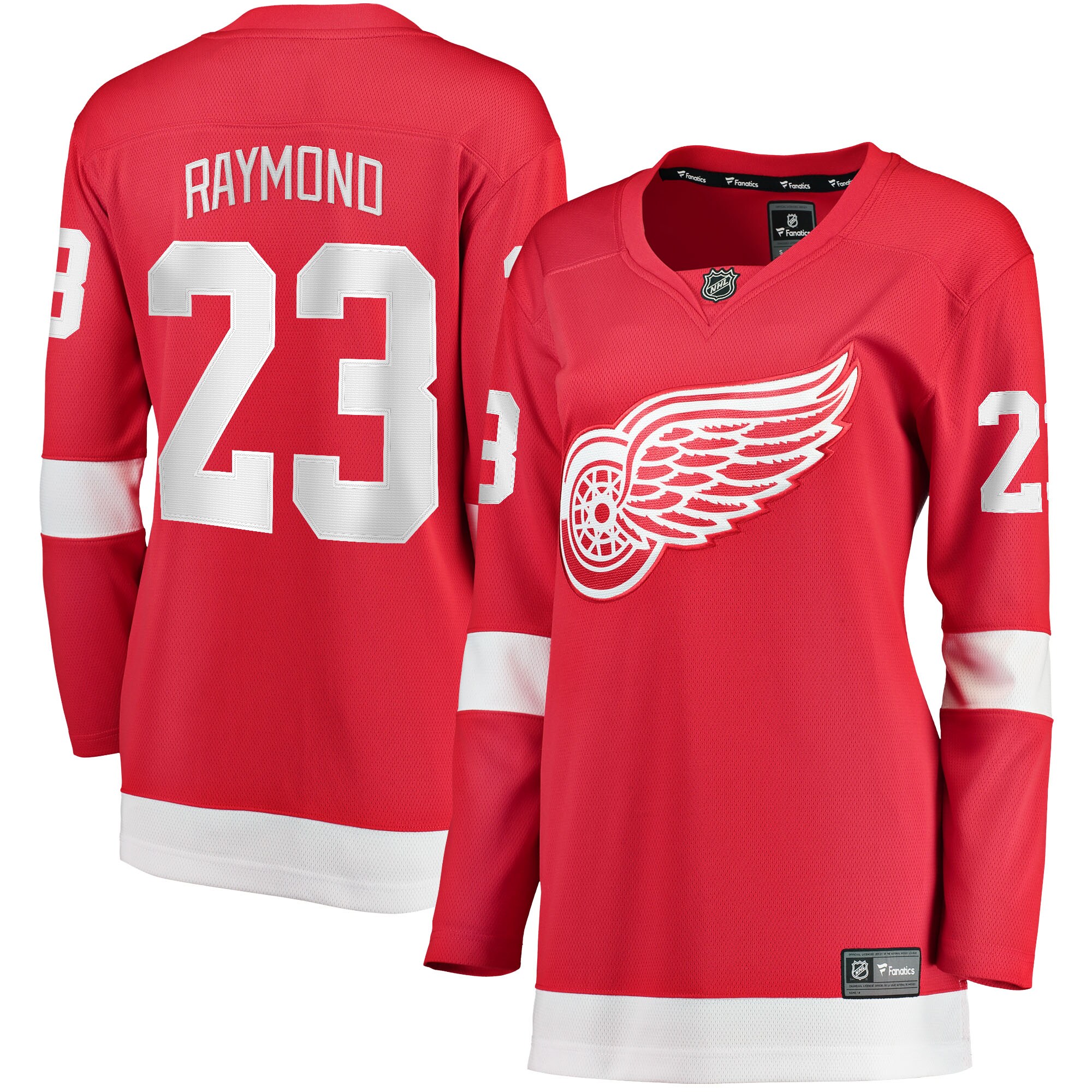 Lucas Raymond Detroit Red Wings Women's Home Breakaway Player Jersey - Red