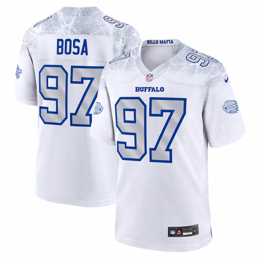 Joey Bosa #97 Buffalo Bills 2025 Rivalries Collection Game Jersey - White