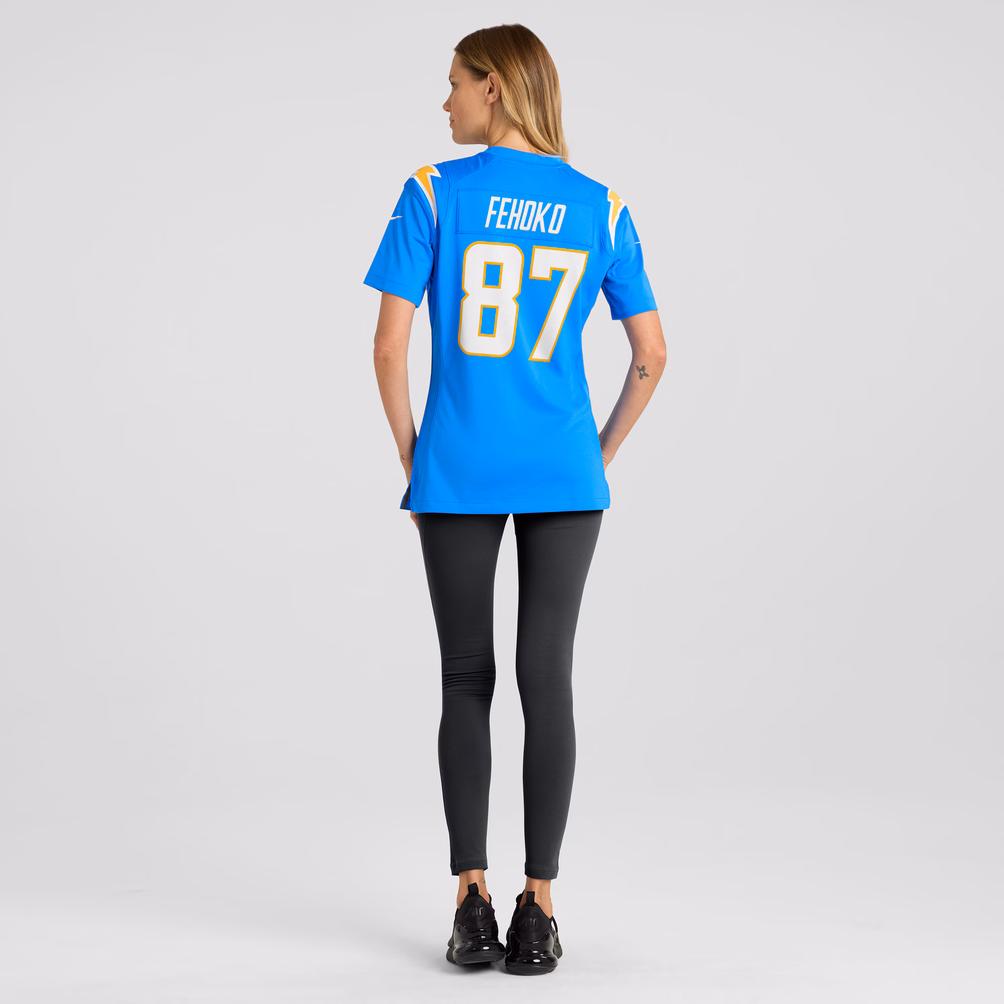 Simi Fehoko Los Angeles Chargers Women's  Game Jersey -  Powder Blue